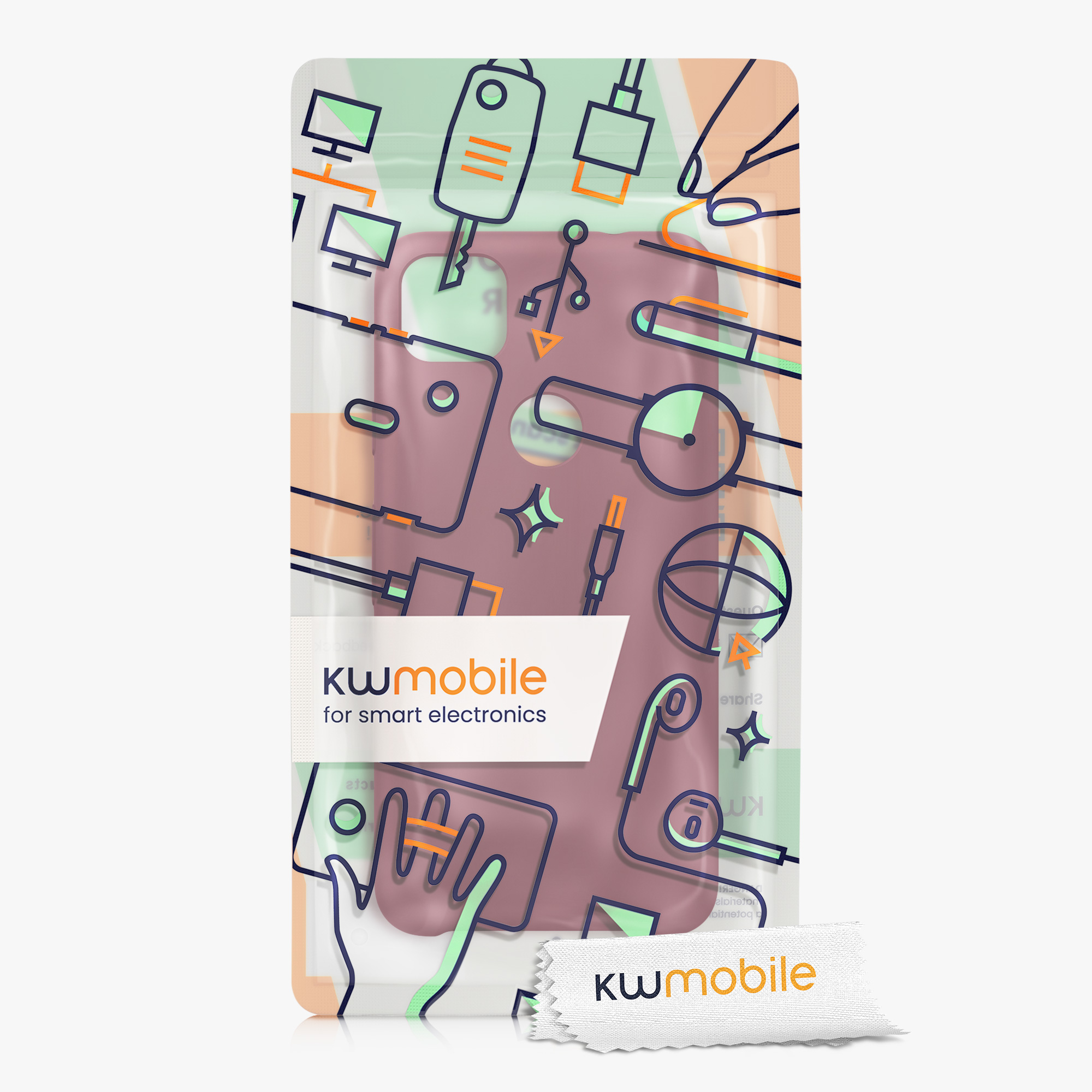 Zadní kryt kwmobile pro Google Pixel 4a - wireless charging rhubarb red