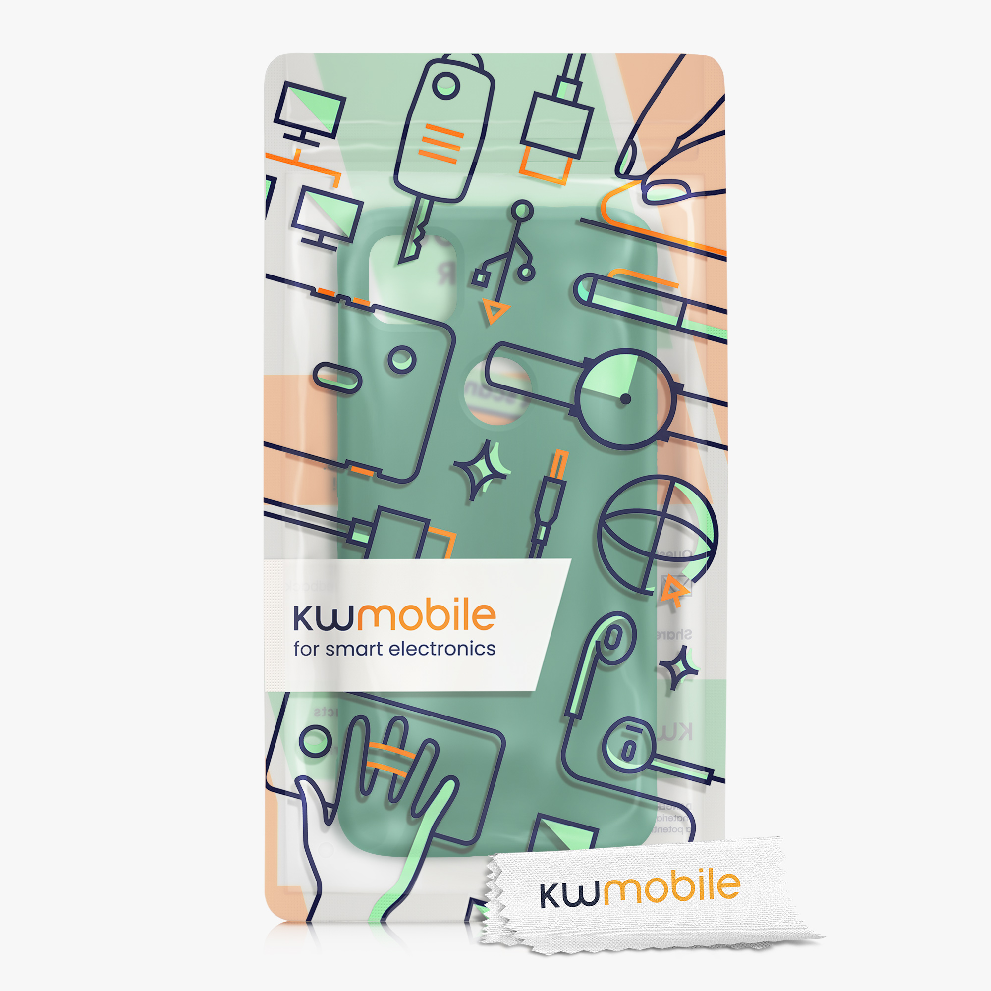 Zadní kryt kwmobile pro Google Pixel 4a - pixie zelená