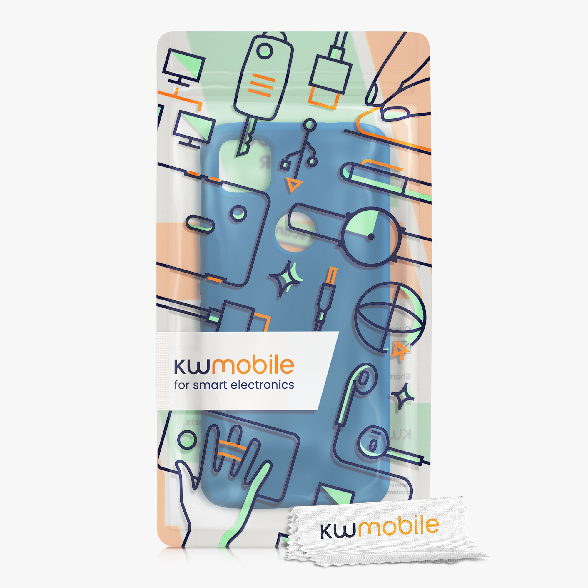 Zadní kryt kwmobile pro Google Pixel 4a - modrá reef