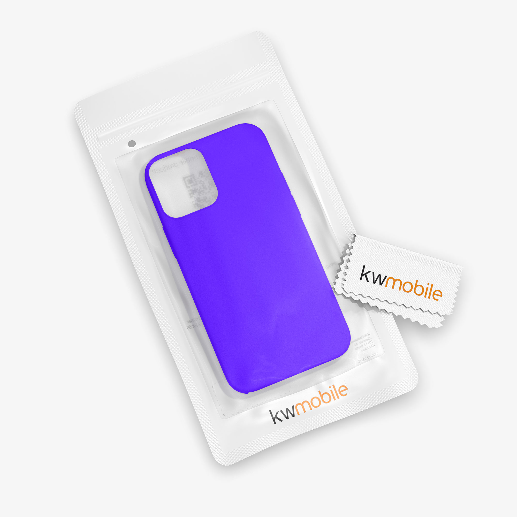 Silikonový kryt kwmobile pro iPhone 12 / iPhone 12 Pro - baltská modrá