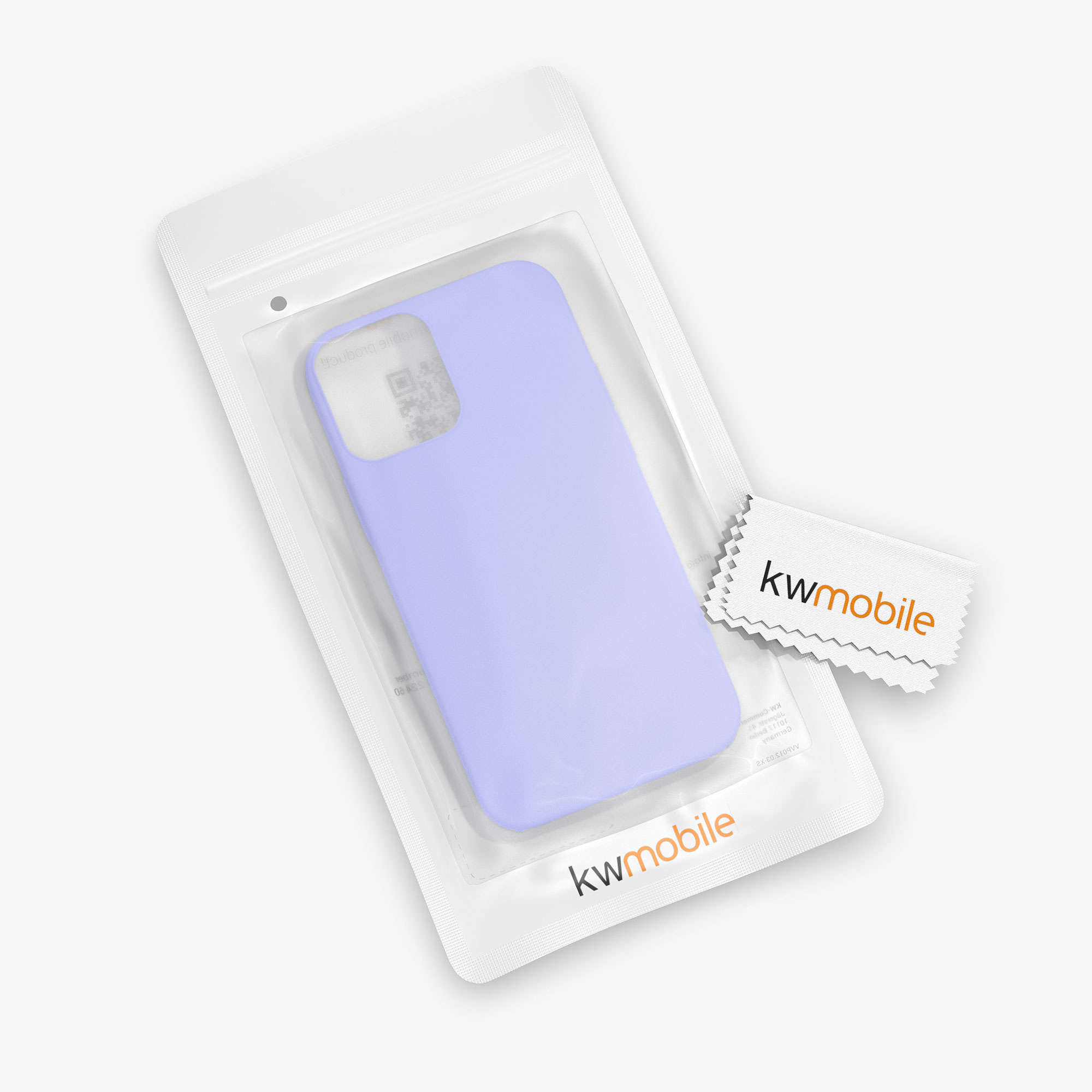 Kryt na mobil kwmobile iPhone 12 / iPhone 12 Pro Case - světle levandulová
