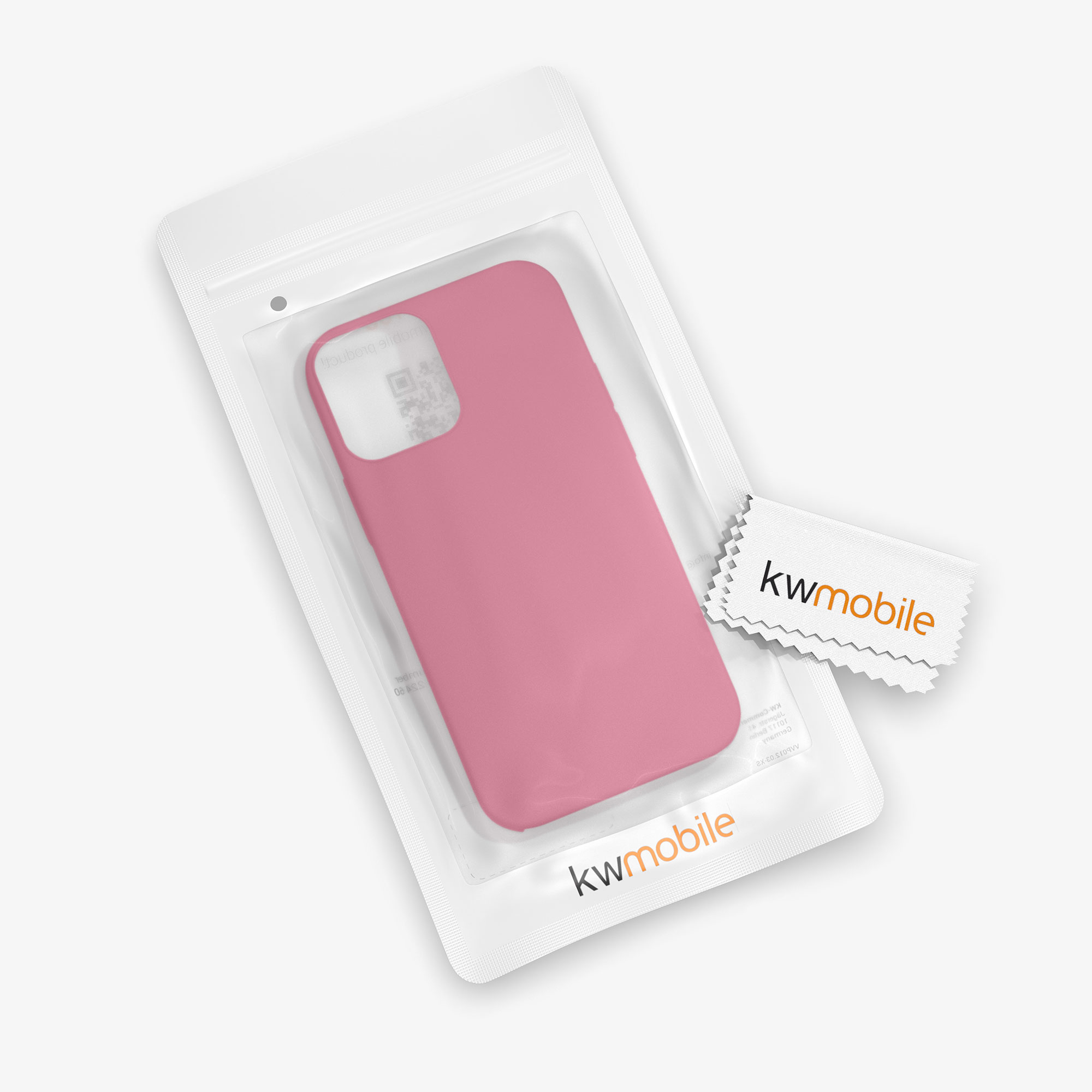 Kryt na mobil kwmobile iPhone 12 / iPhone 12 Pro Case - tmavě růžová