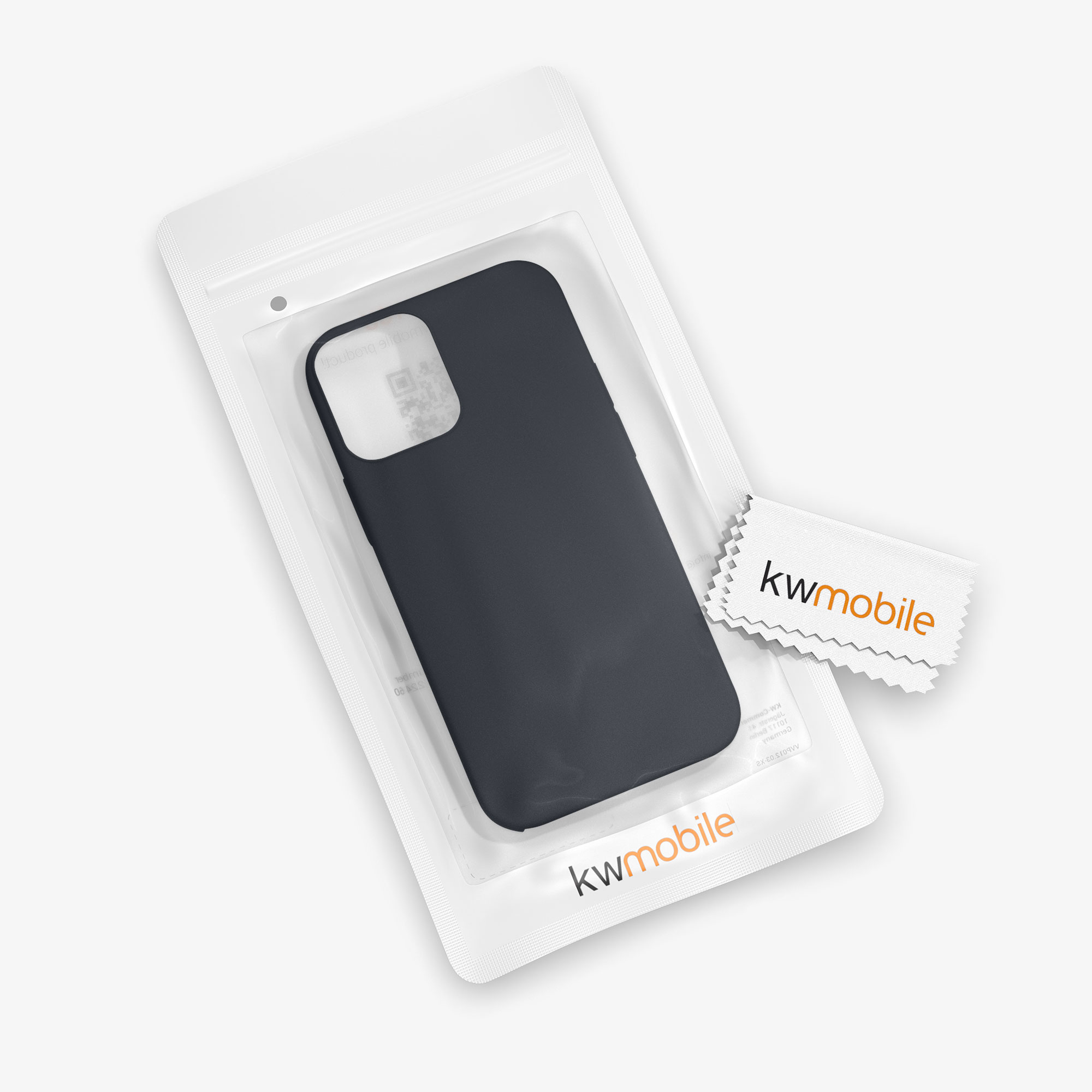 Kryt na mobil kwmobile iPhone 12 / iPhone 12 Pro Case - borůvková