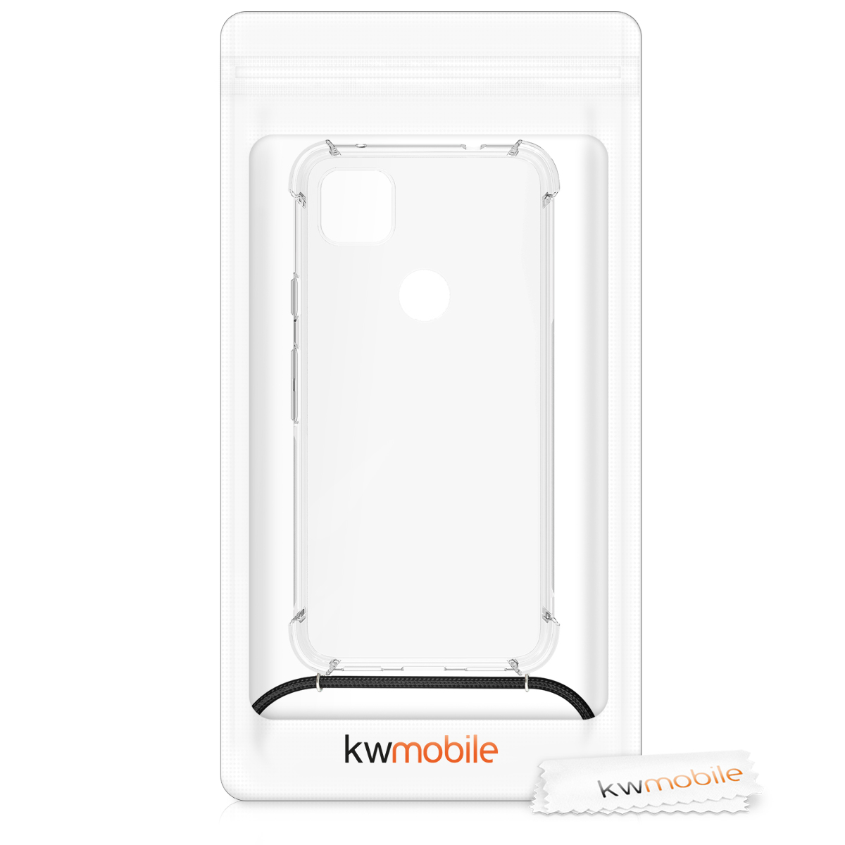 Crossbody kryt kwmobile pro Google Pixel 4a - transparentní