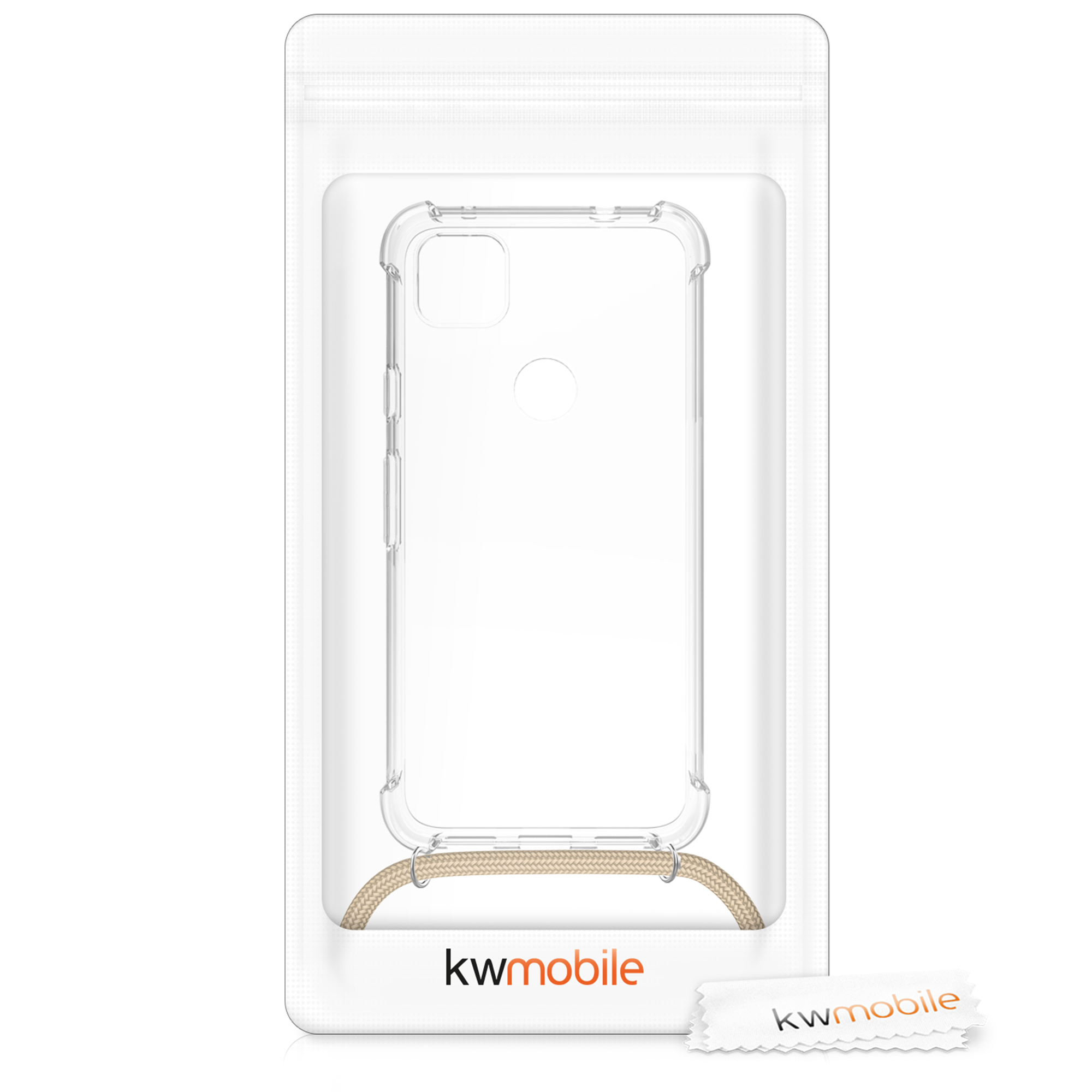 Crossbody kryt kwmobile pro Google Pixel 4a - gold