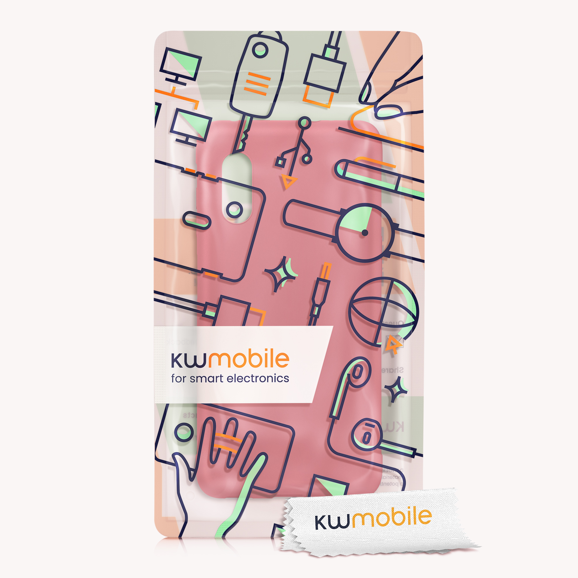 Kryt kwmobile pro Samsung Galaxy Xcover Pro - klasicky červená