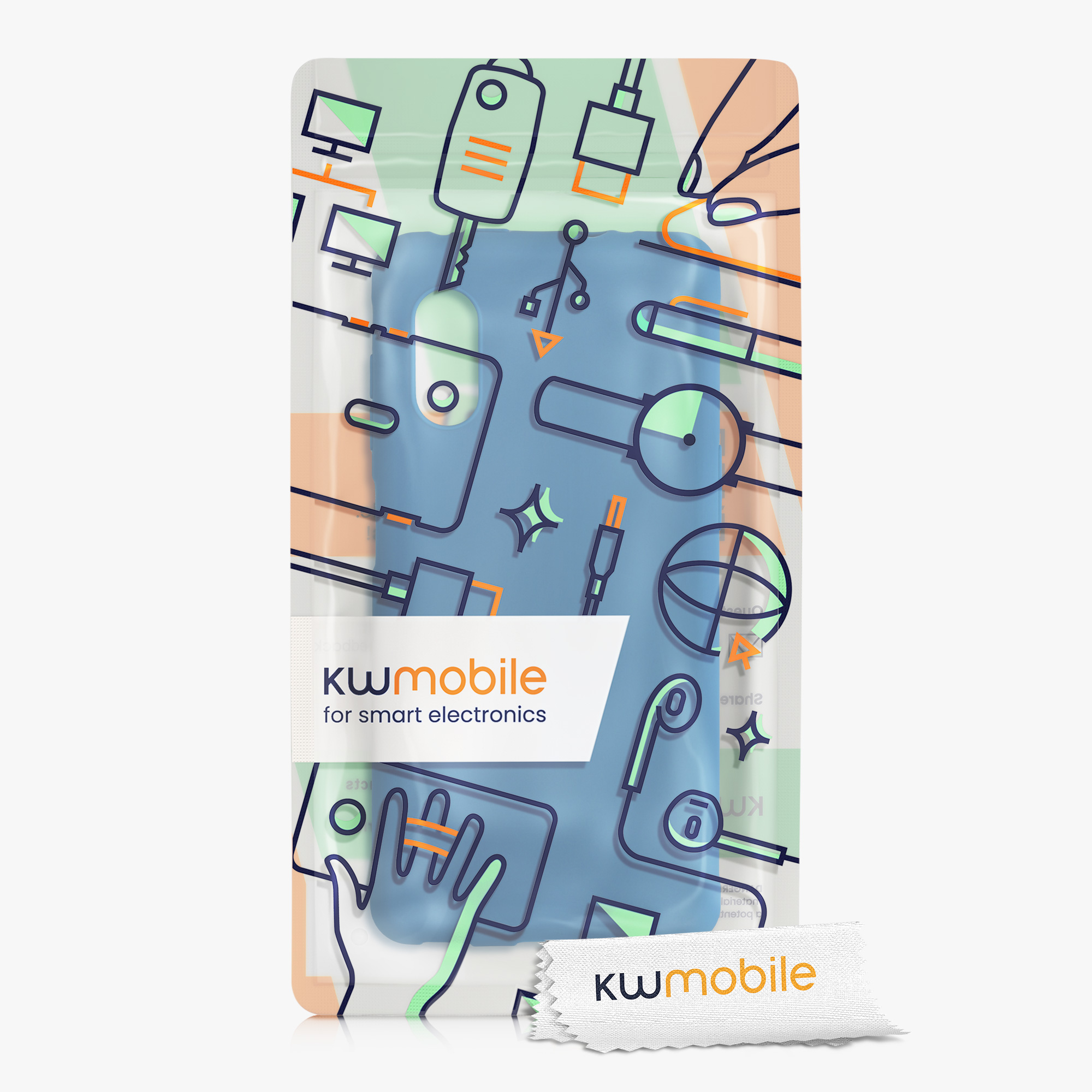 Kryt kwmobile pro Samsung Galaxy Xcover Pro - Blue Reef