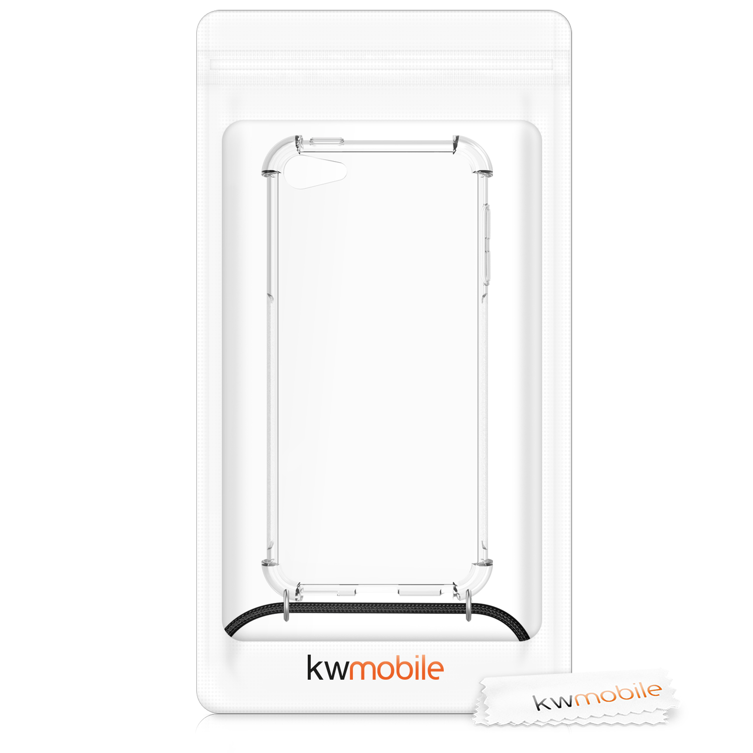 Crossbody kryt na mobil kwmobile pro Apple iPod Touch 6G / 7G (6th and 7th Generation) - černá