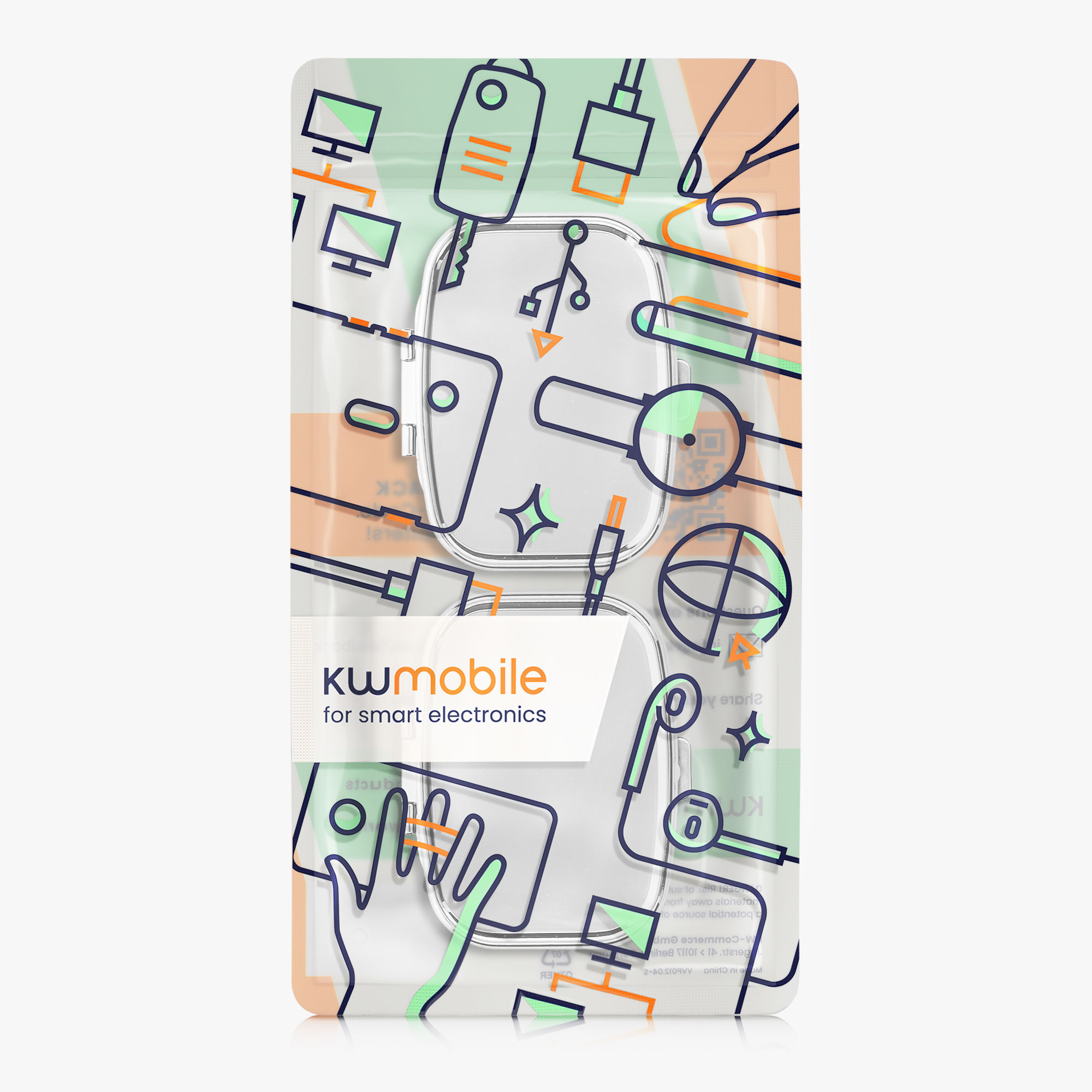 Krabička na léky kwmobile - stříbrná