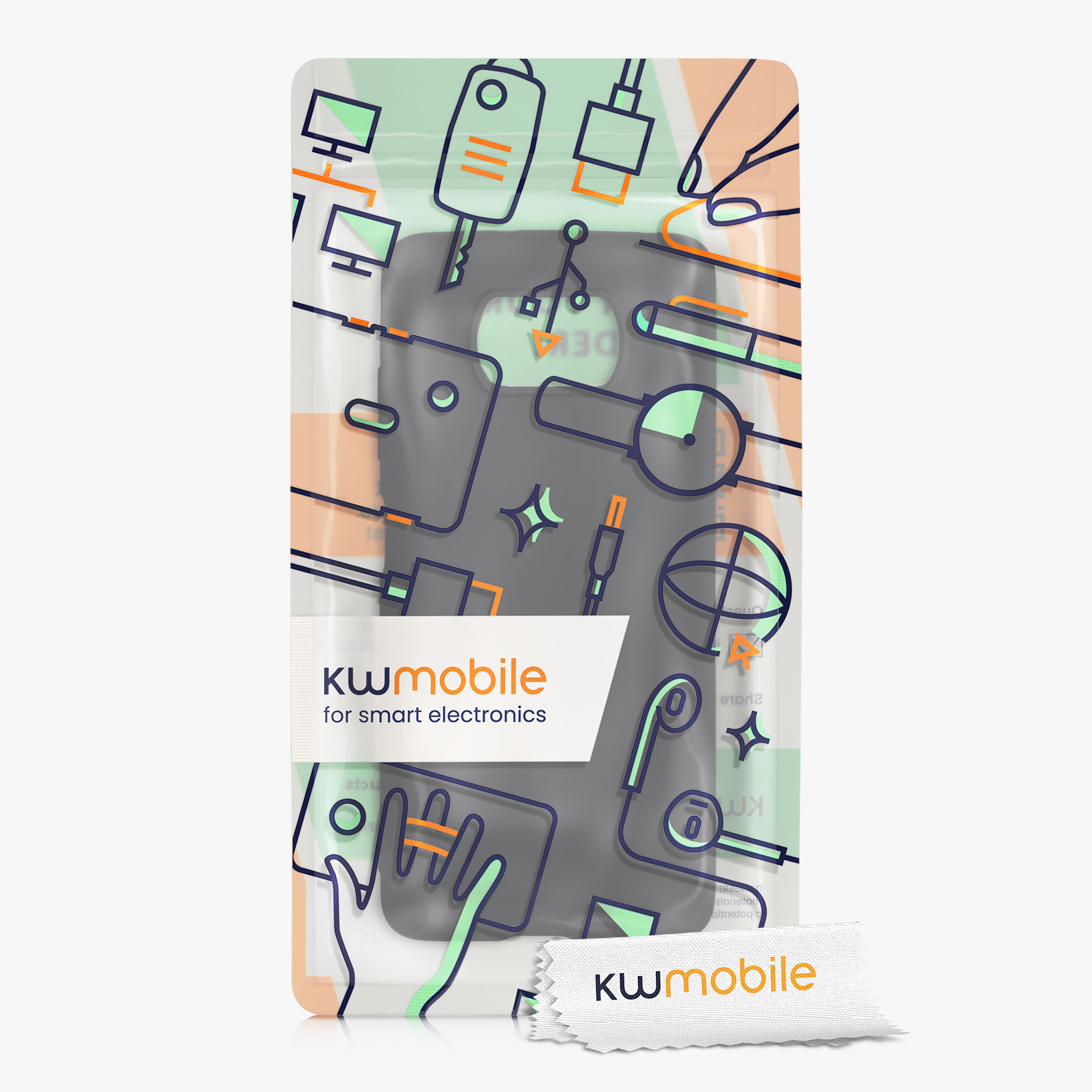 Kryt Xiaomi Poco X3 NFC silikonový TPU černá matná kwmobile