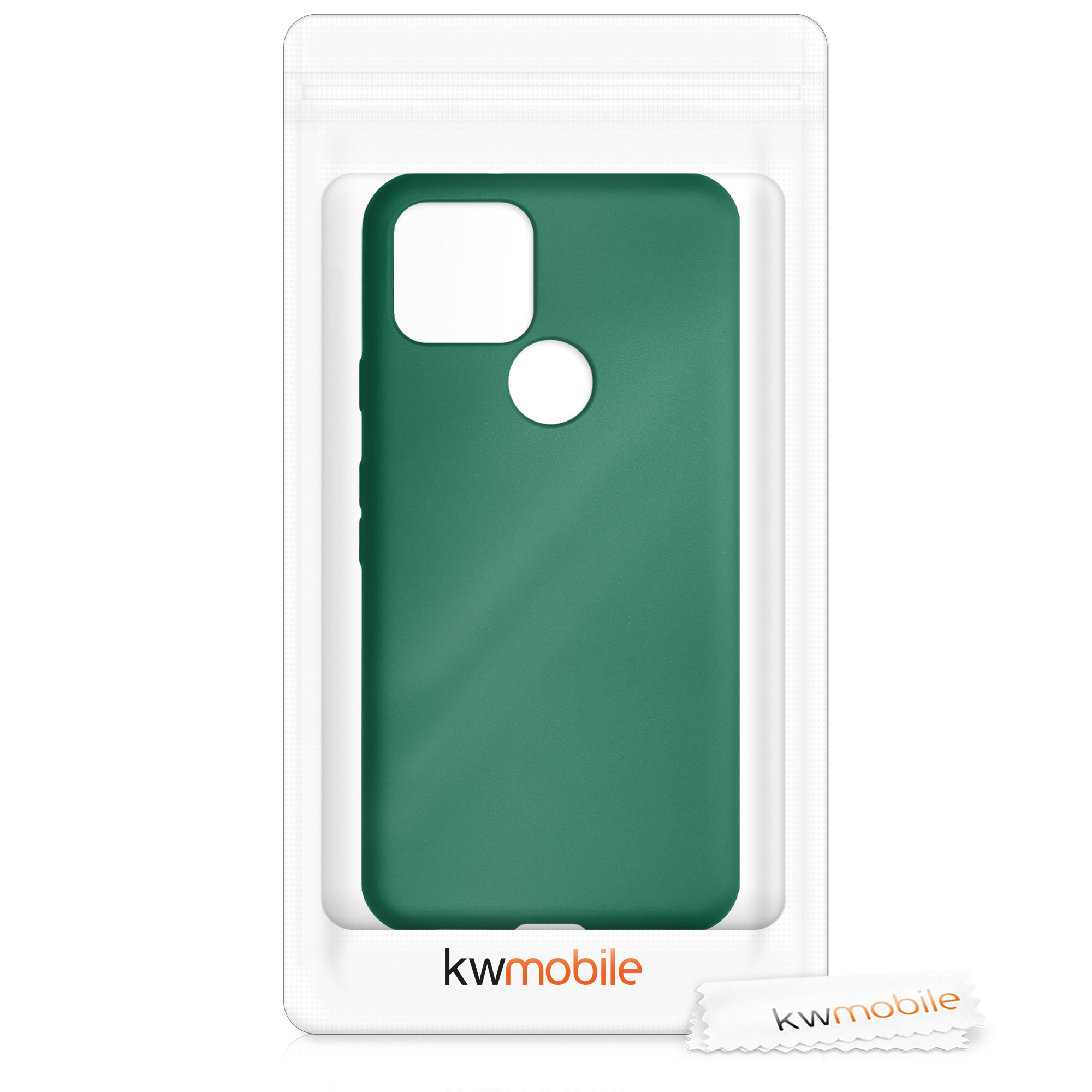 Zadní kryt kwmobile pro Google Pixel 5 - dark metallic zelená