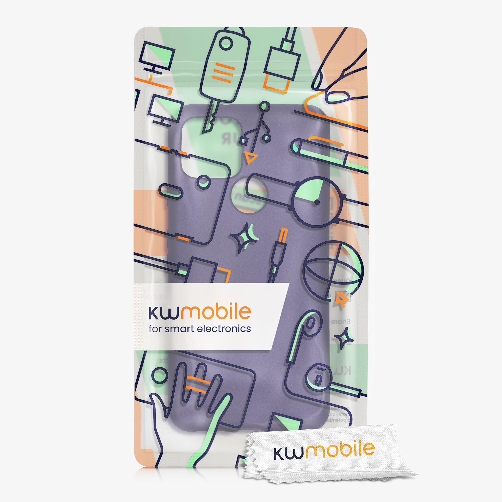 Zadní kryt kwmobile pro Google Pixel 5 - metallic modrá violet