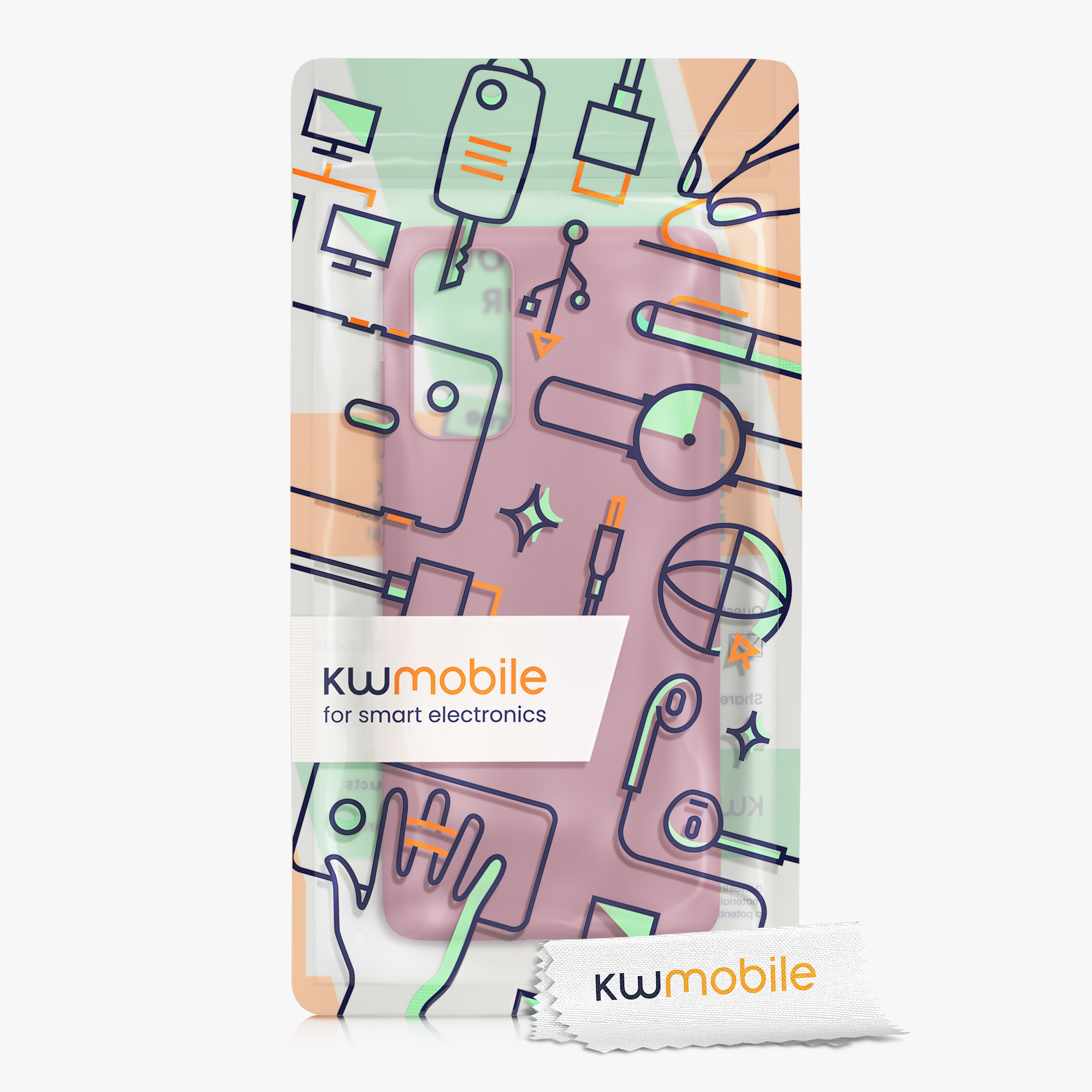 Kryt na mobil Samsung Galaxy S20 FE kwmobile TPU tmavě růžový