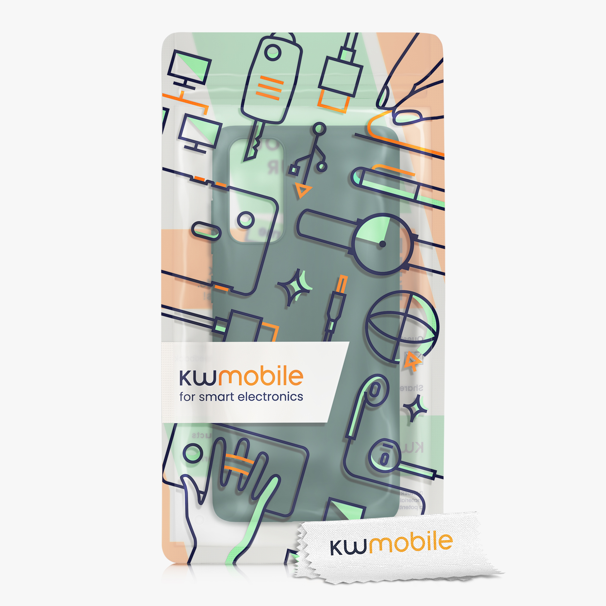 Kryt na mobil Samsung Galaxy S20 FE kwmobile TPU Turquoise Green
