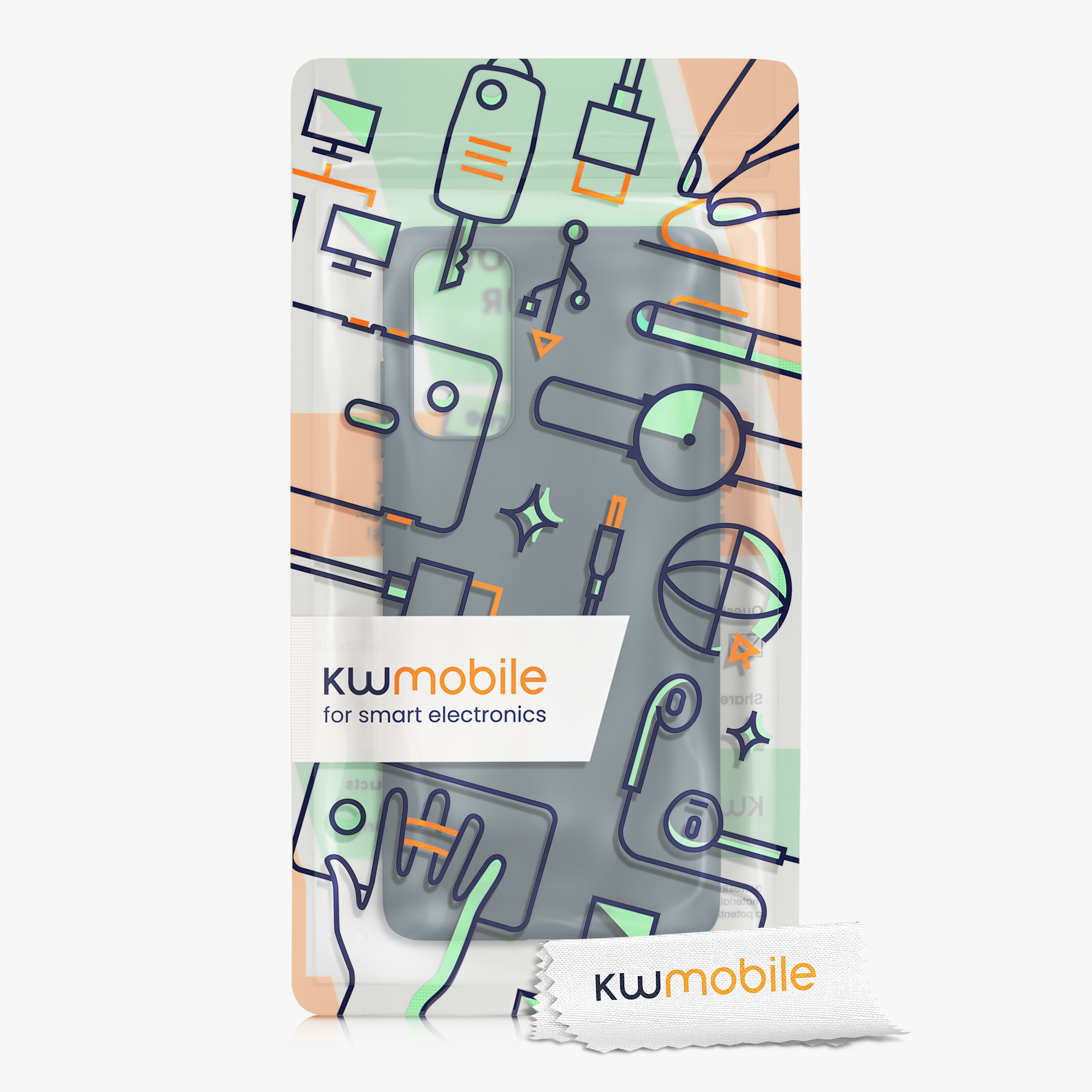 Kryt na mobil Samsung Galaxy S20 FE kwmobile TPU tmavě břidlicový