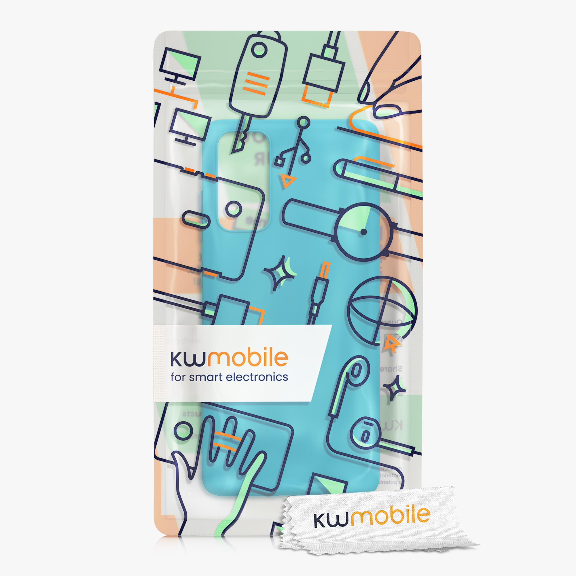 Kryt na mobil Samsung Galaxy S20 FE kwmobile TPU Cool Glacier