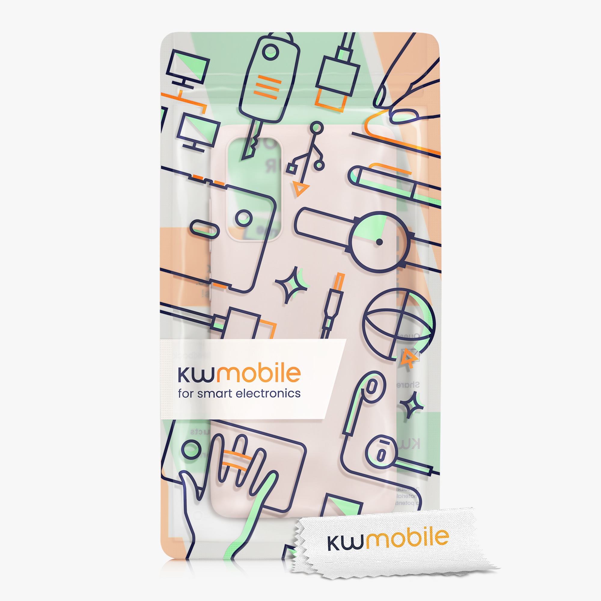 Kryt na mobil Samsung Galaxy S20 FE kwmobile TPU Coconut Swirl