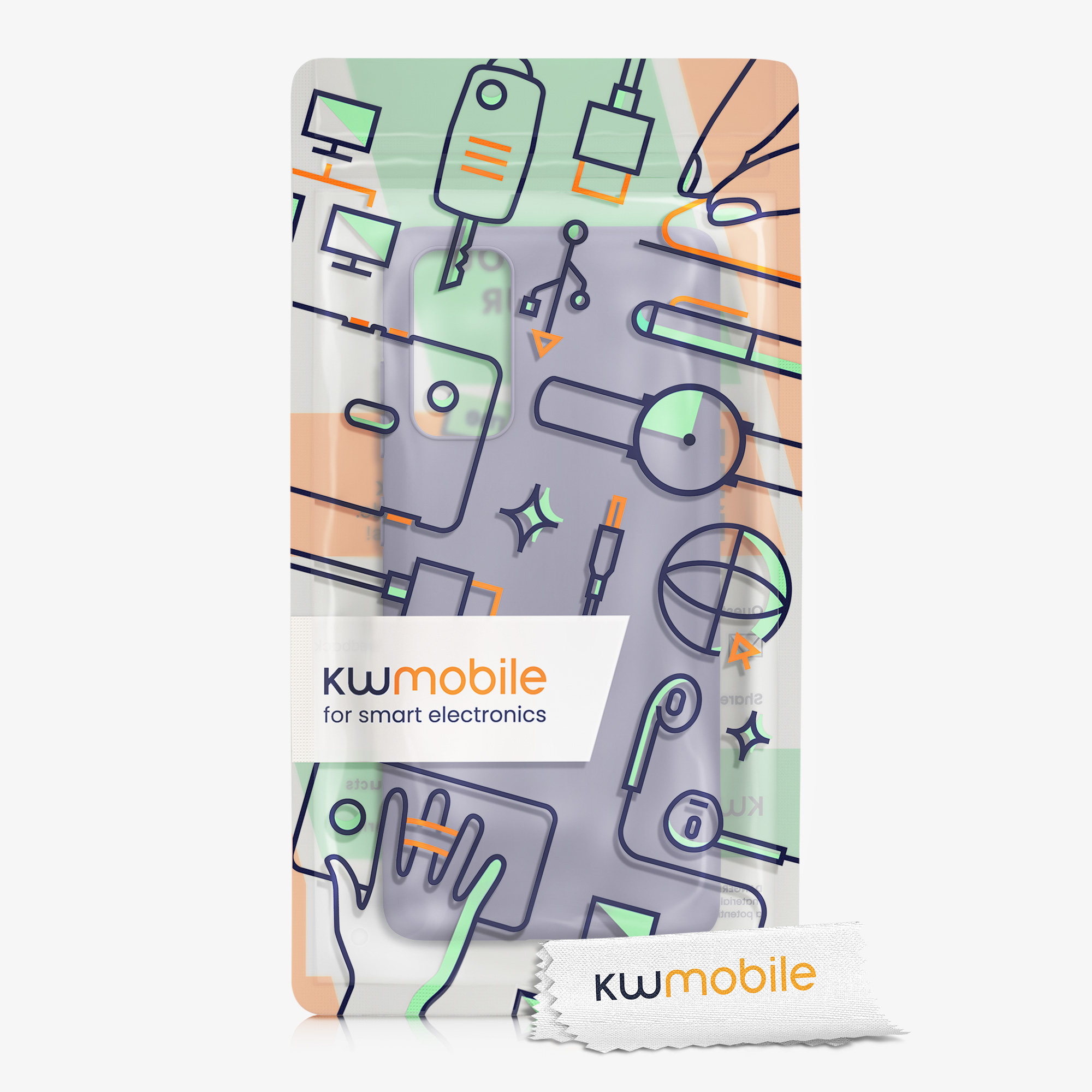 Kryt na mobil Samsung Galaxy S20 FE kwmobile TPU levandulový