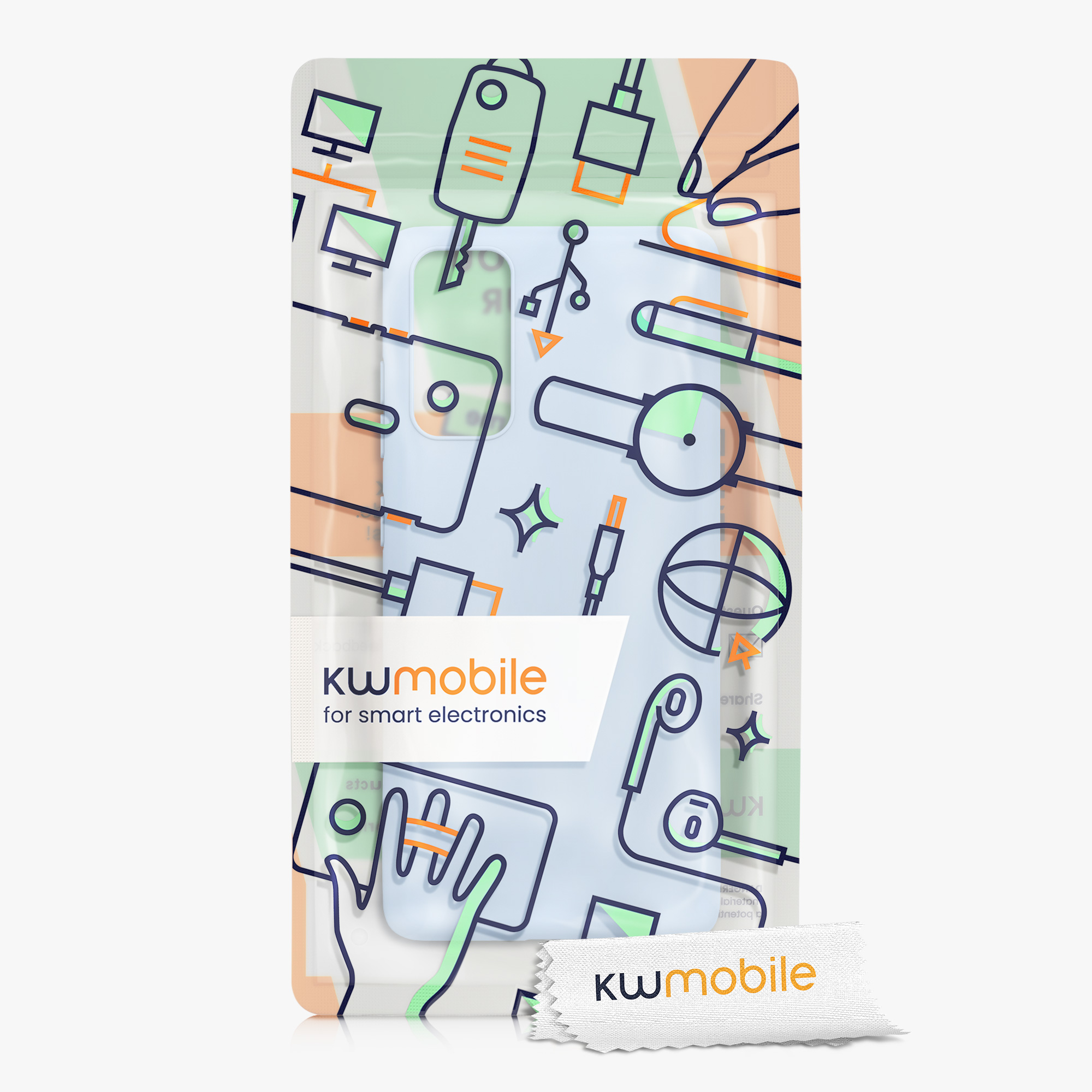 Kryt na mobil Samsung Galaxy S20 FE kwmobile TPU světle modrý