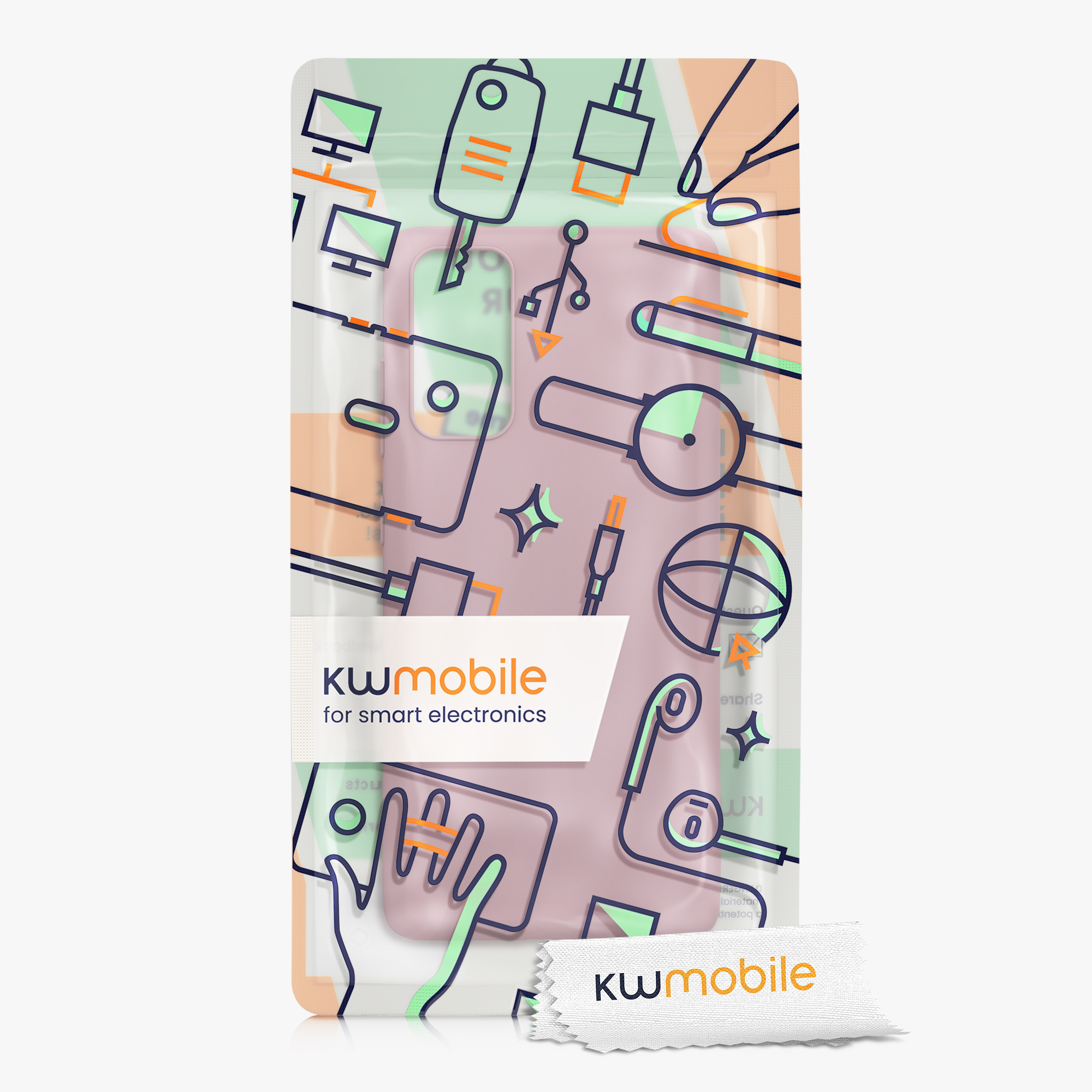 Kryt na mobil Samsung Galaxy S20 FE kwmobile TPU pudrově růžový