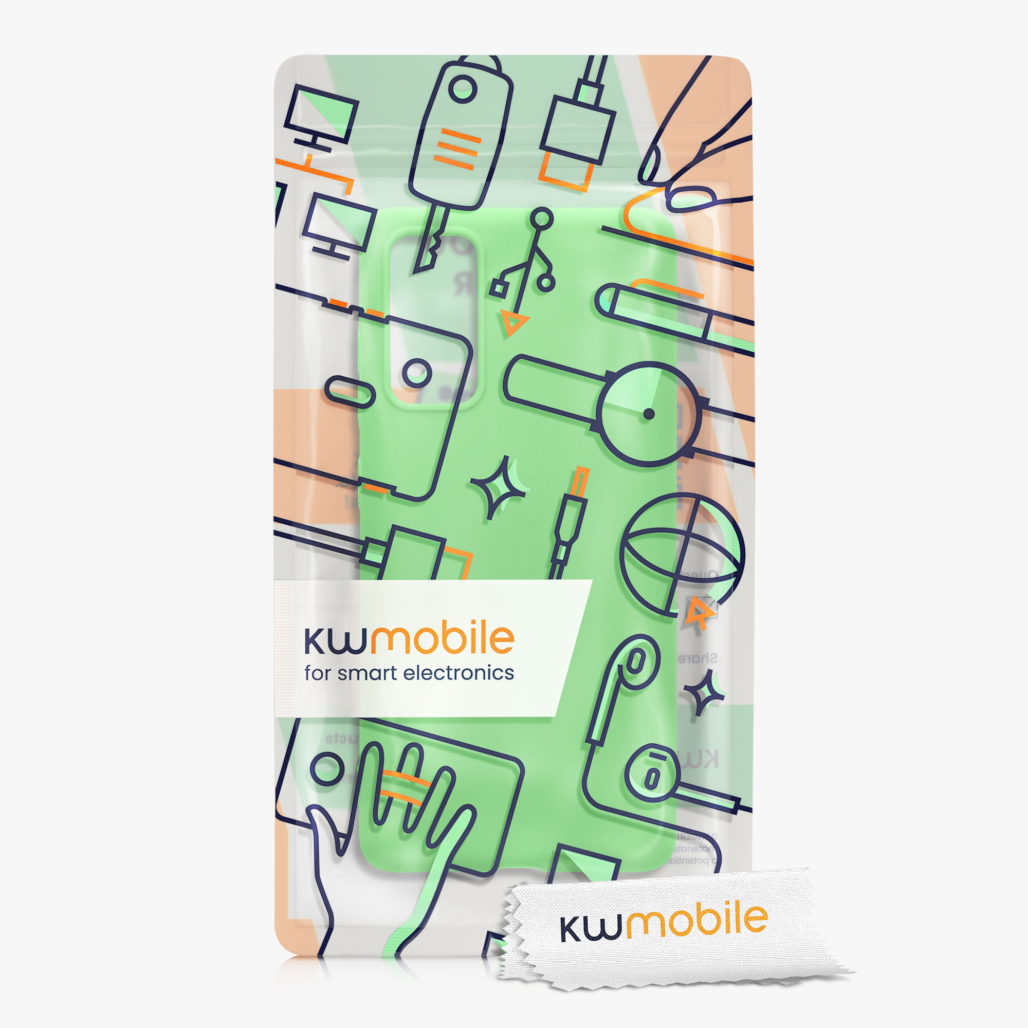 Kryt na mobil Samsung Galaxy S20 FE kwmobile TPU limetkově zelený