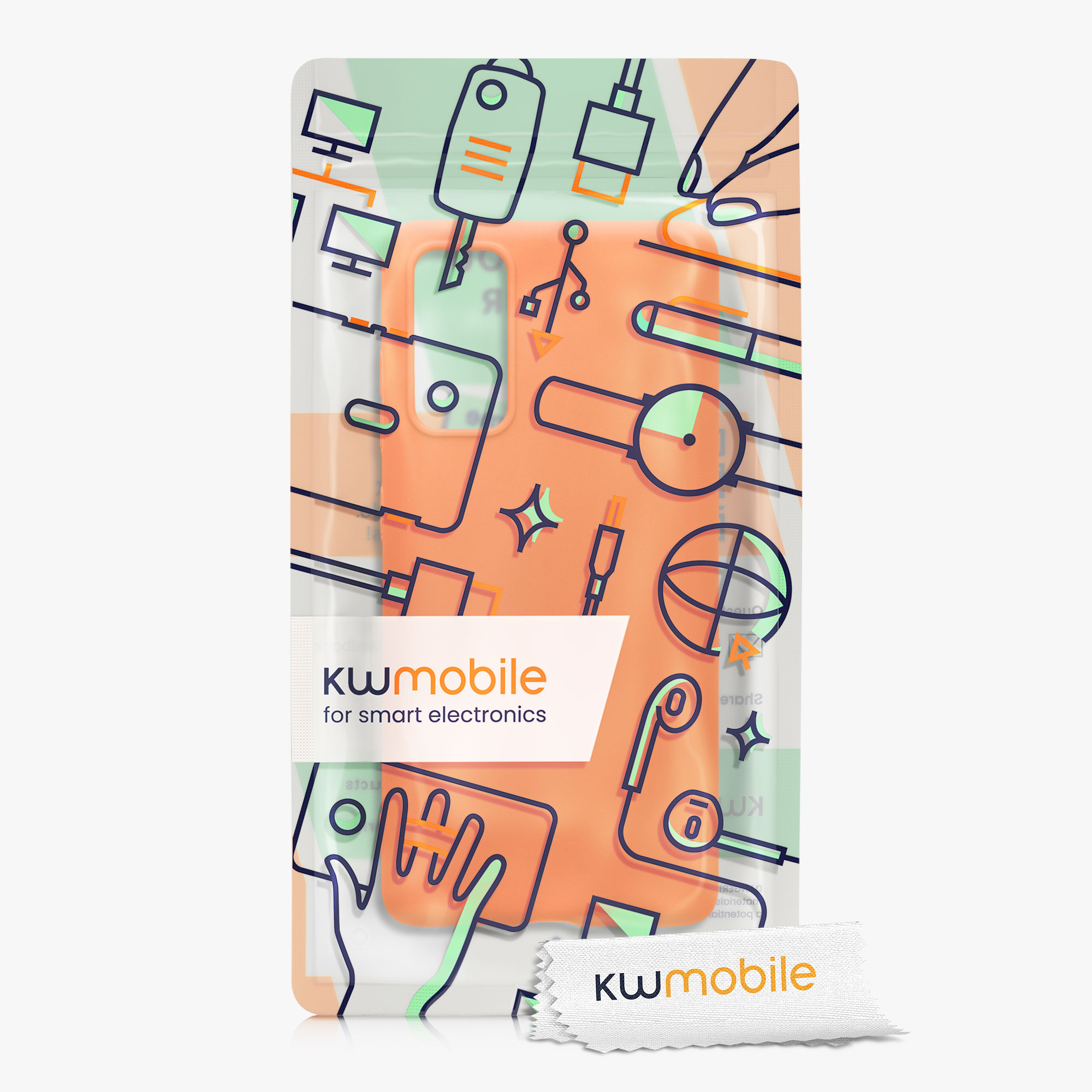 Kryt na mobil Samsung Galaxy S20 FE kwmobile TPU Neon Orange
