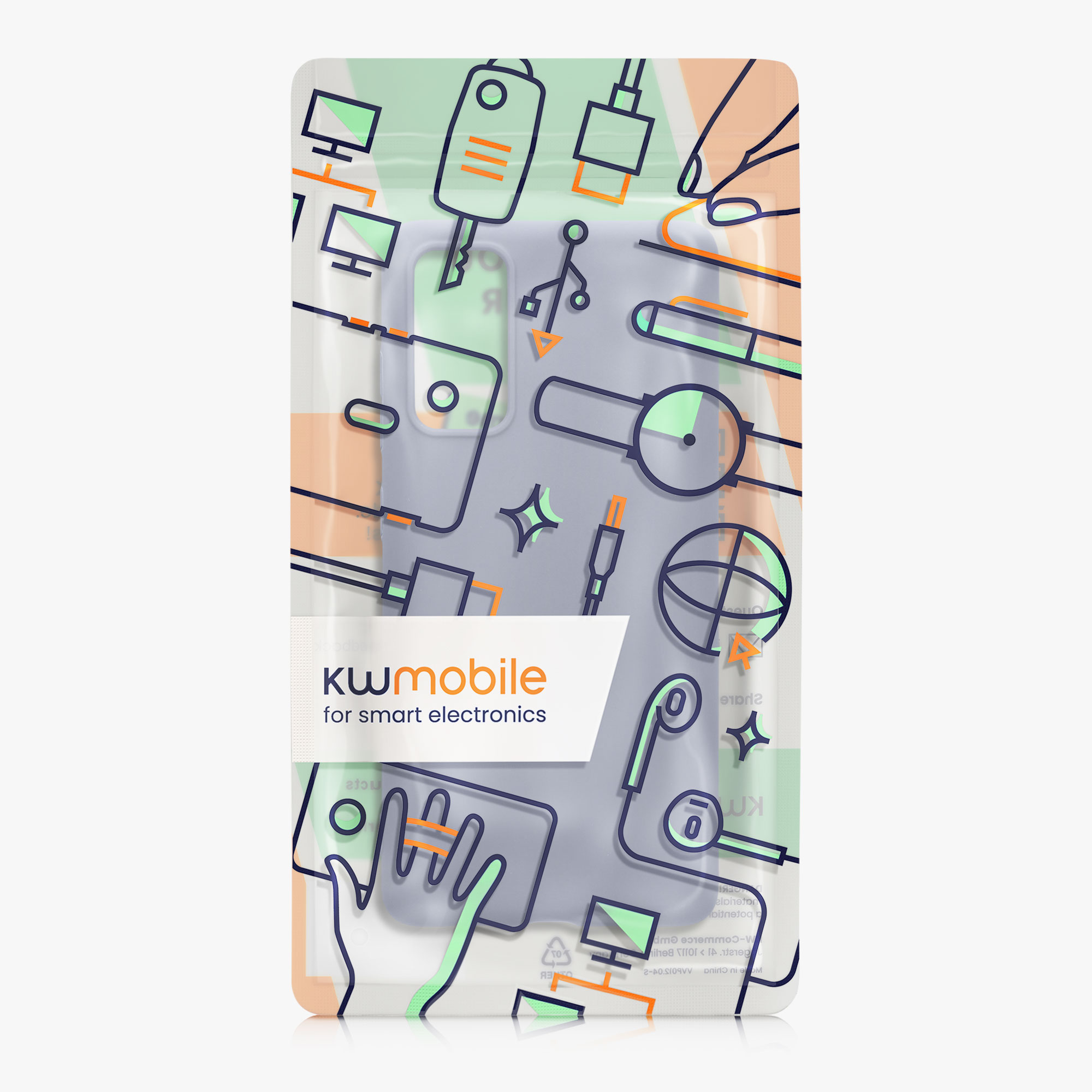 Kryt na mobil Samsung Galaxy S20 FE kwmobile TPU matně levandulově šedý