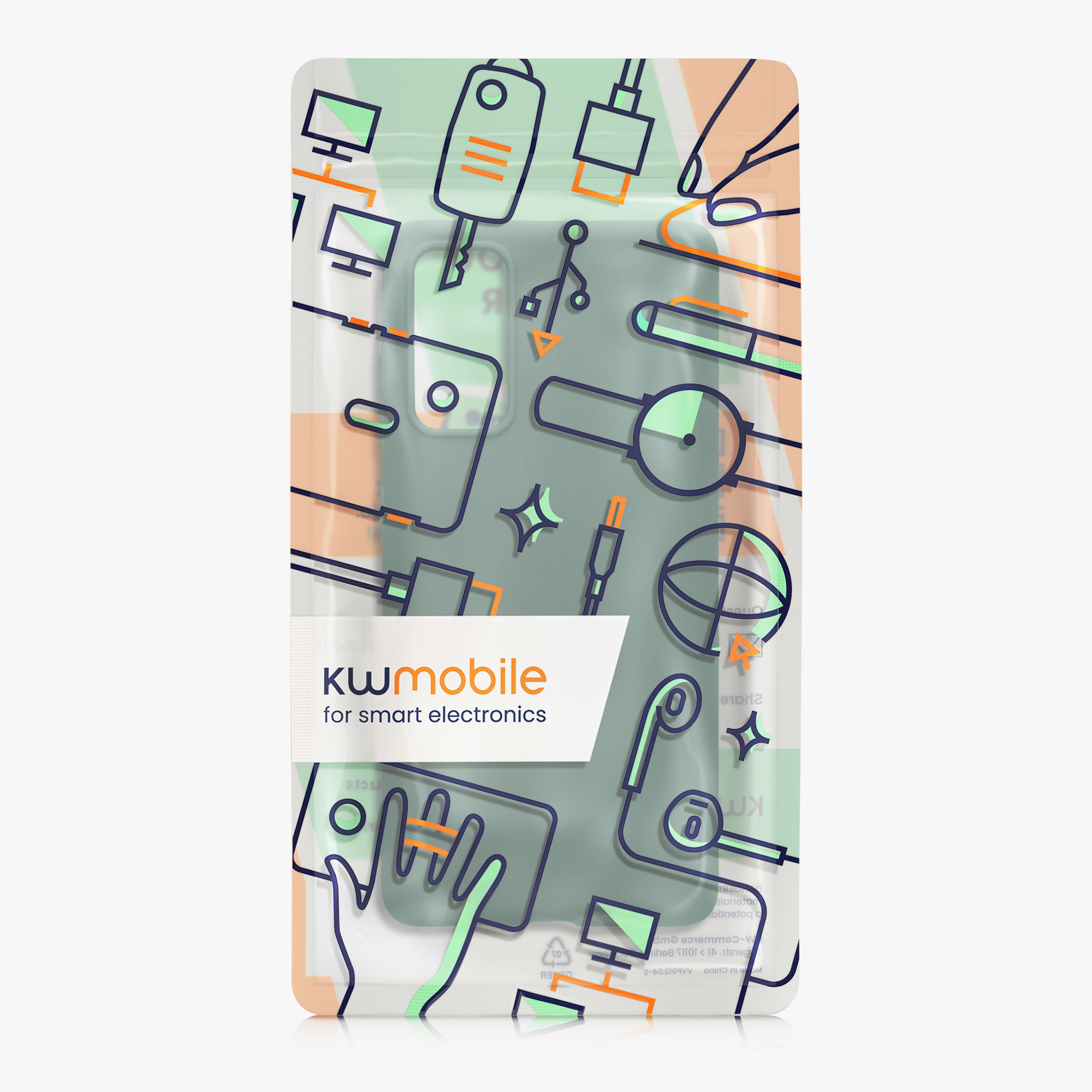 Kryt na mobil Samsung Galaxy S20 FE kwmobile TPU lesně zelený