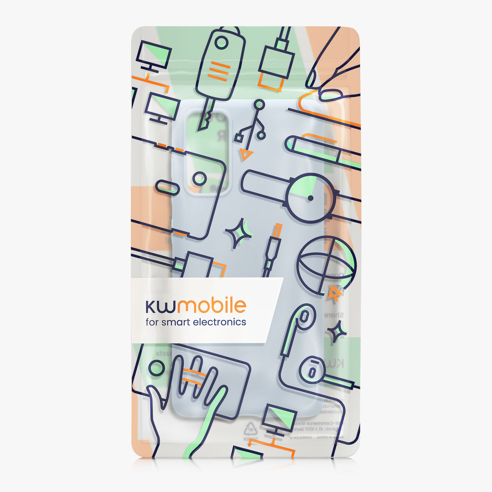 Kryt na mobil Samsung Galaxy S20 FE kwmobile TPU matně světle modrý