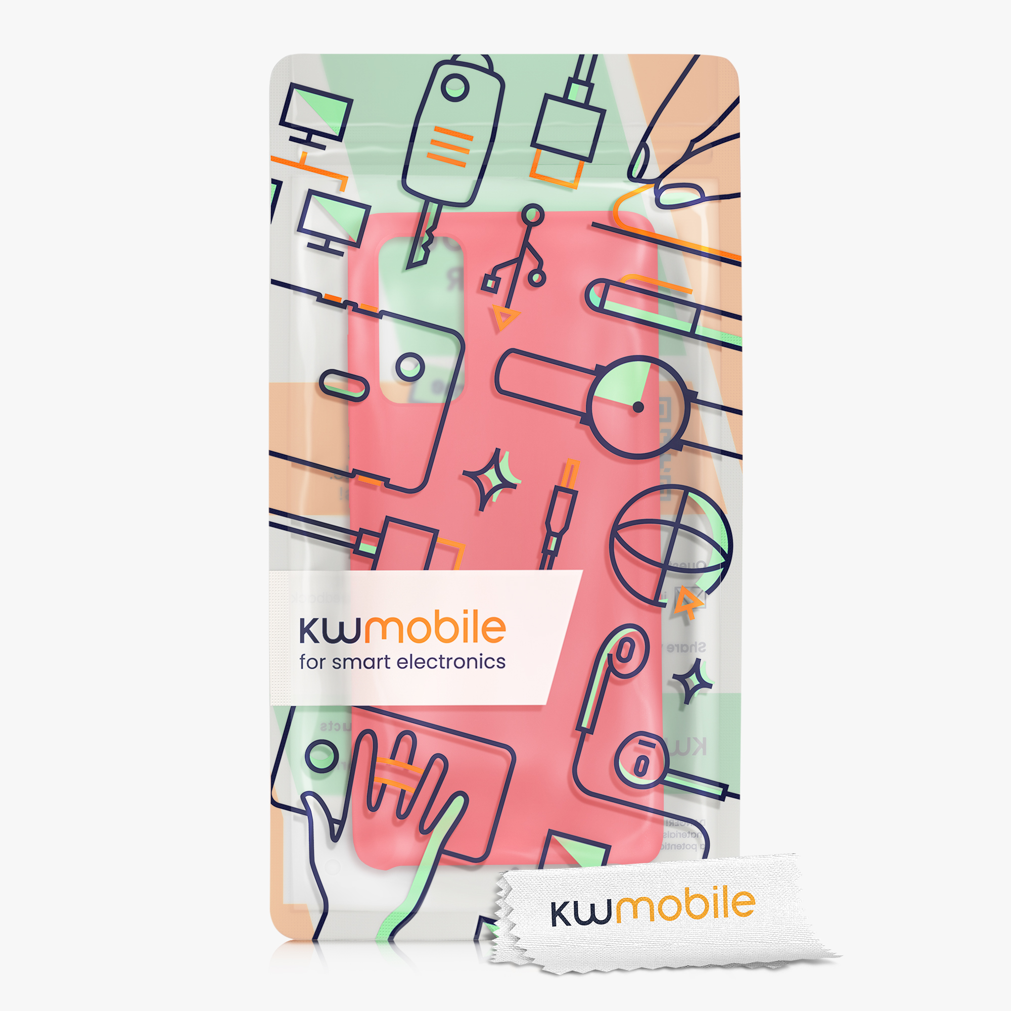 Kryt na mobil Samsung Galaxy S20 FE kwmobile TPU neonově korálový