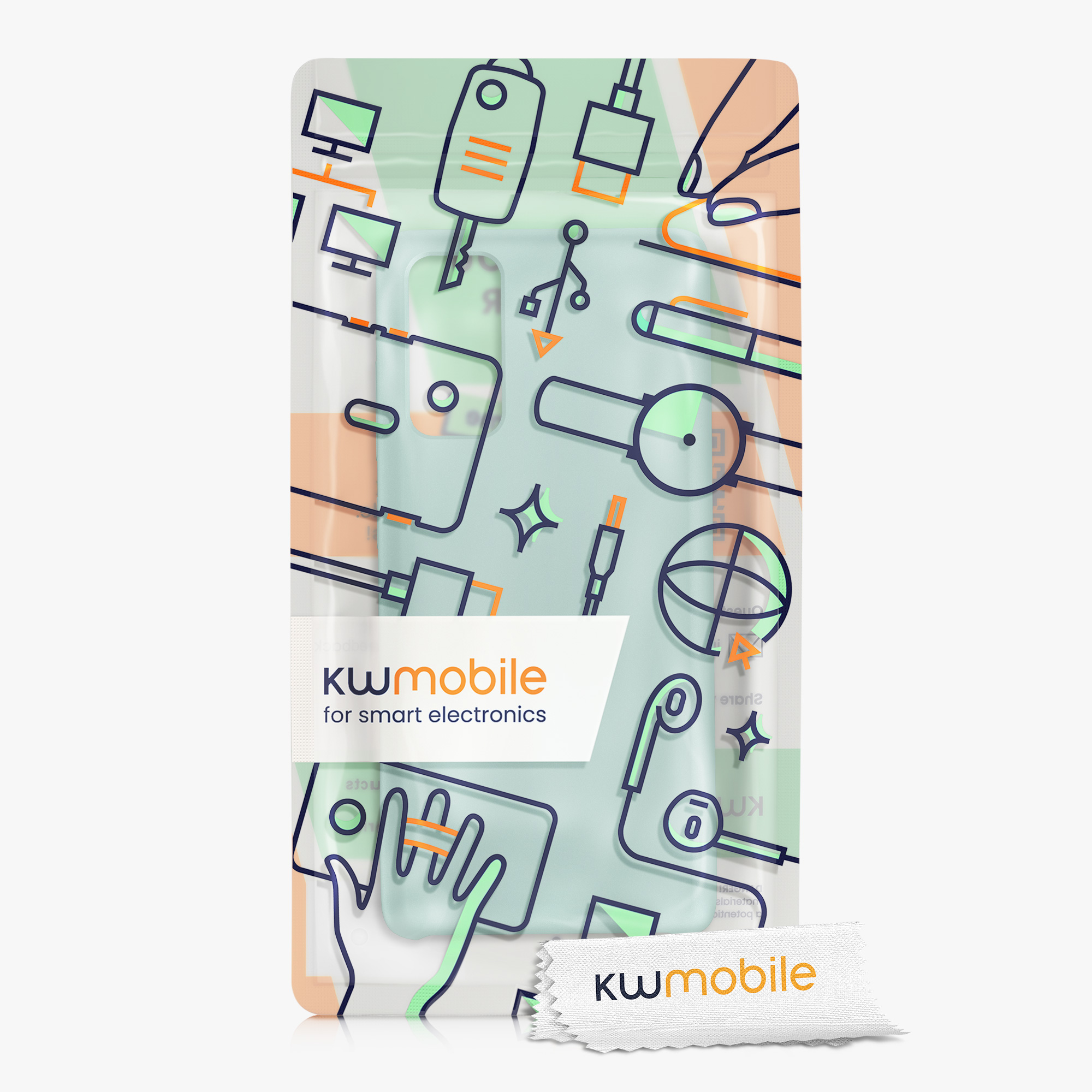 Kryt na mobil Samsung Galaxy S20 FE kwmobile TPU mintový