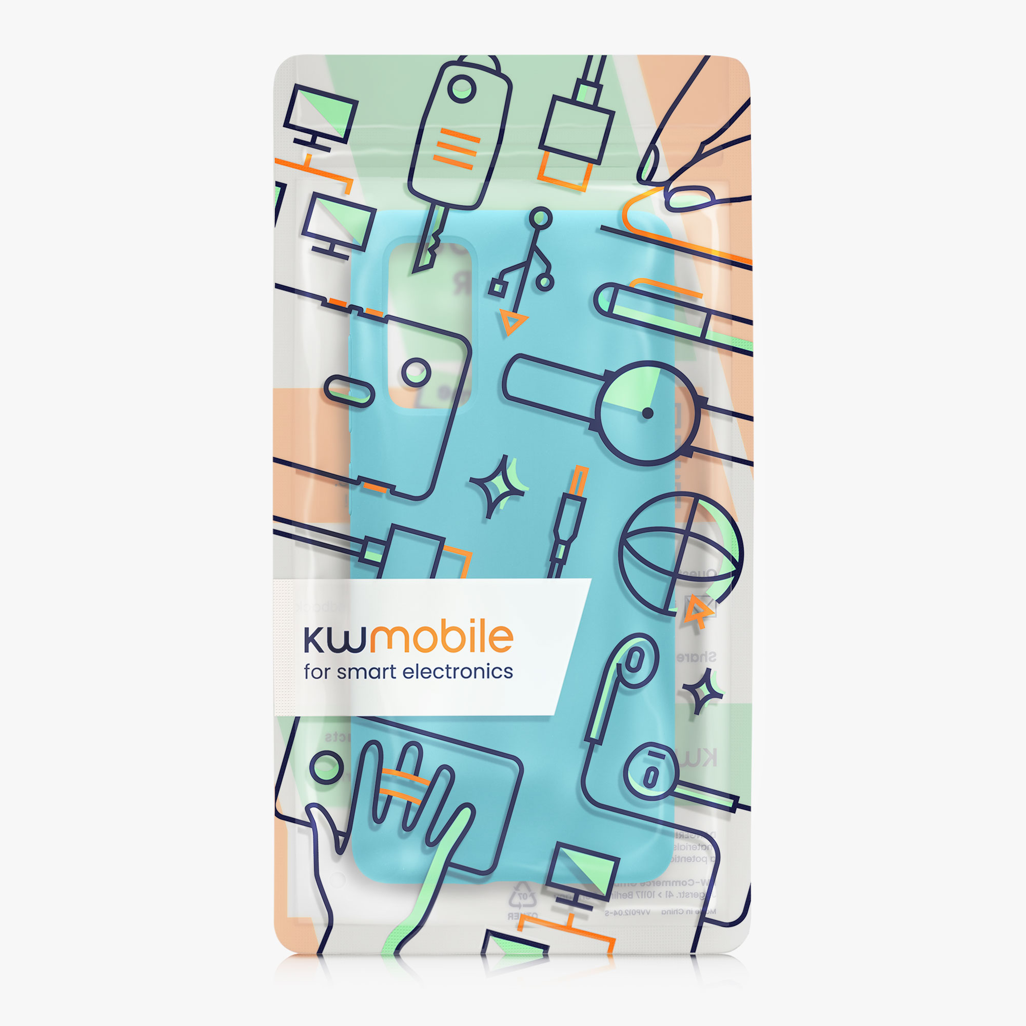 Kryt na mobil Samsung Galaxy S20 FE kwmobile TPU Cool Glacier
