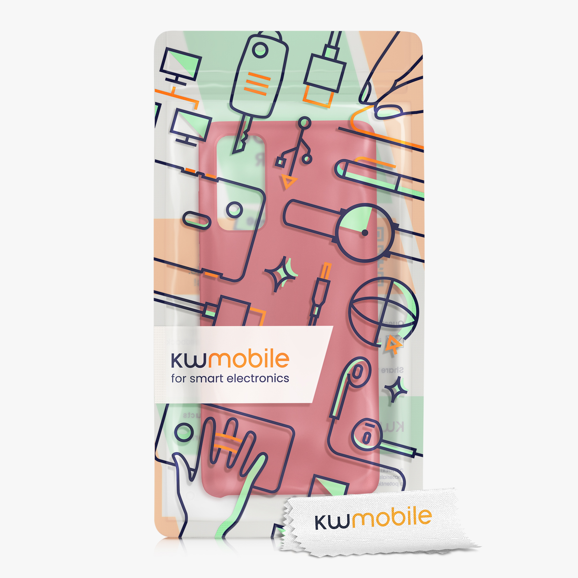 Kryt na mobil Samsung Galaxy S20 FE kwmobile TPU klasicky červený