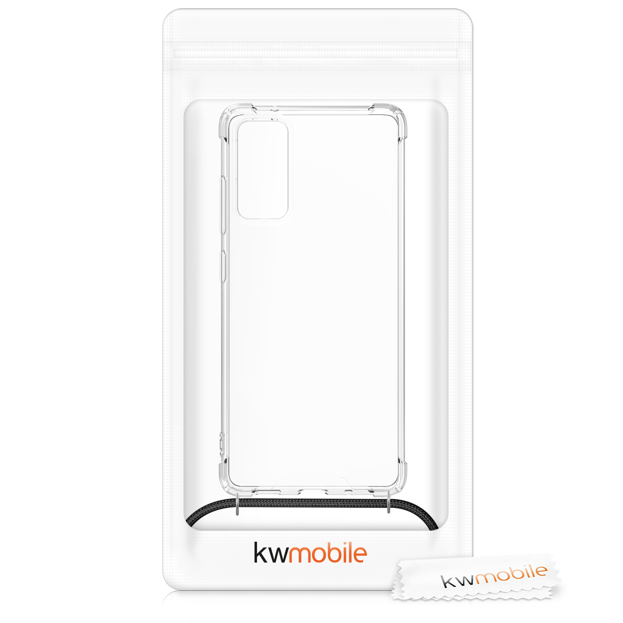 Crossbody kryt na mobil Samsung Galaxy S20 FE kwmobile transparentní