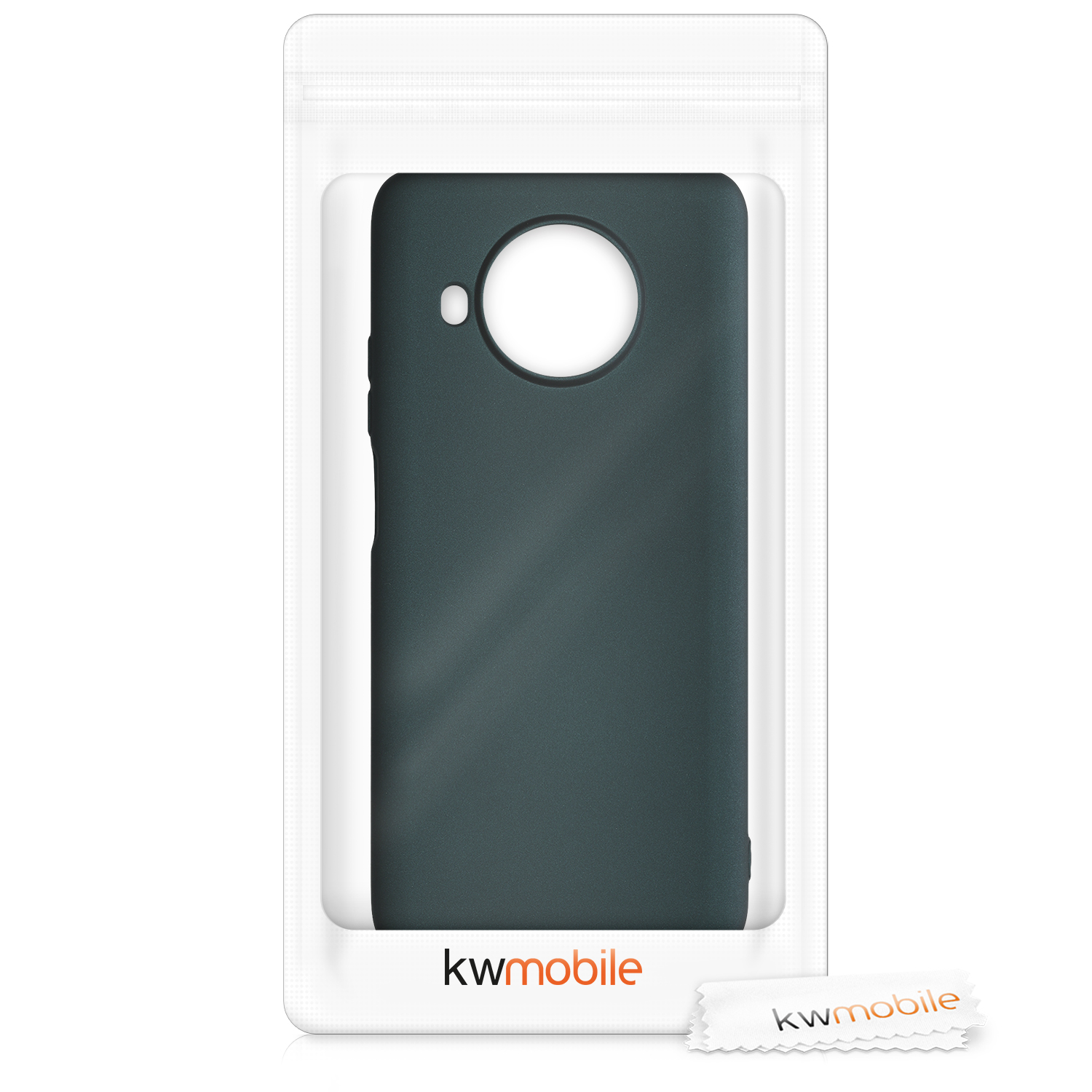 Kryt kwmobile Xiaomi Mi 10T Lite, metalická petrolejová
