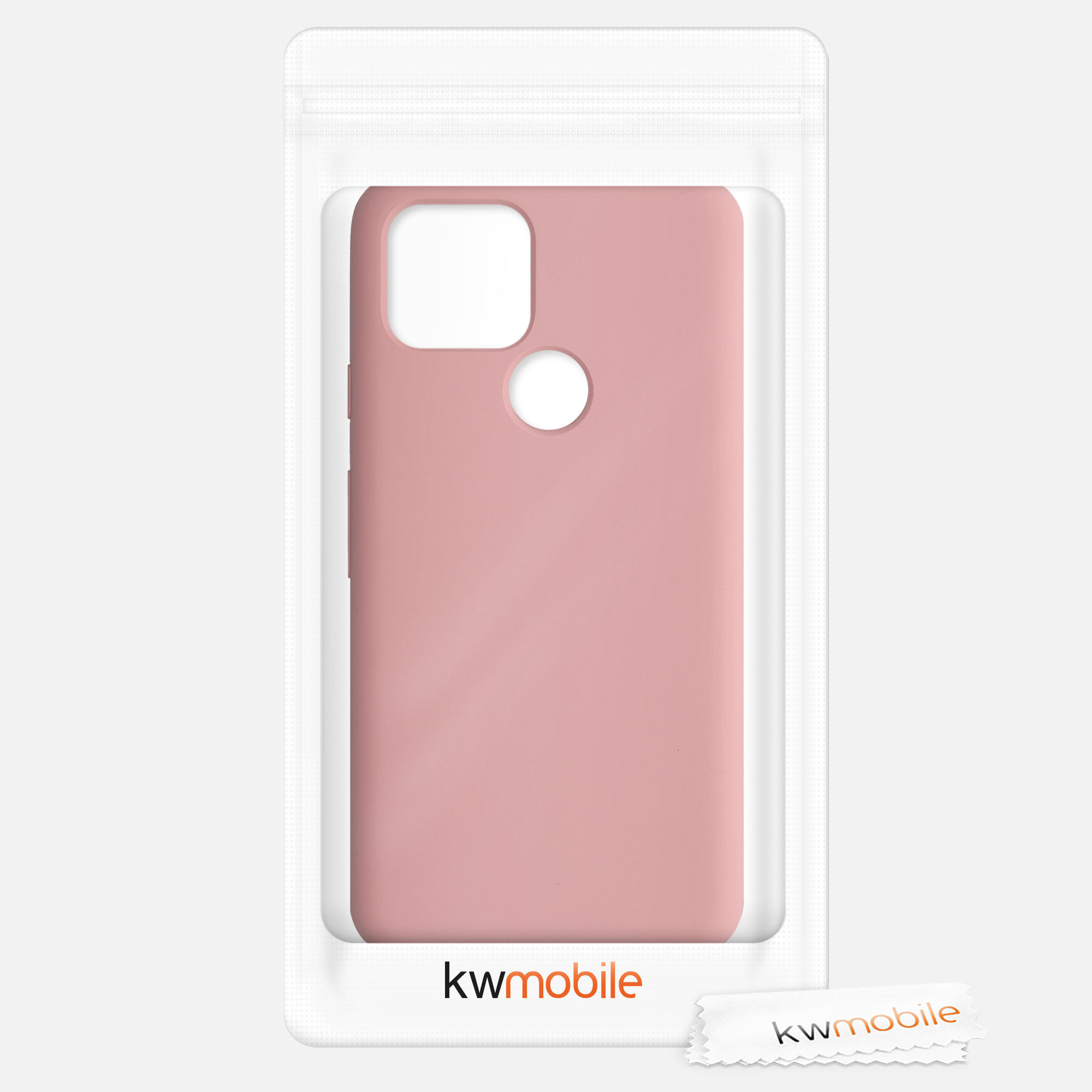 Zadní kryt kwmobile pro Google Pixel 5 - wireless charging winter rose