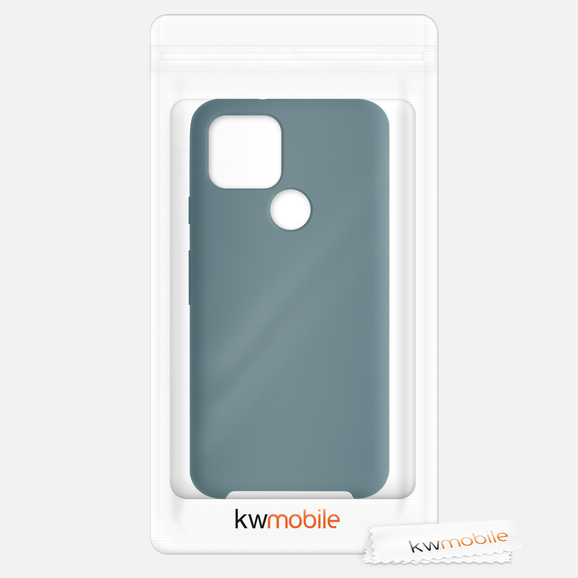Zadní kryt kwmobile pro Google Pixel 5 - wireless charging arctic night