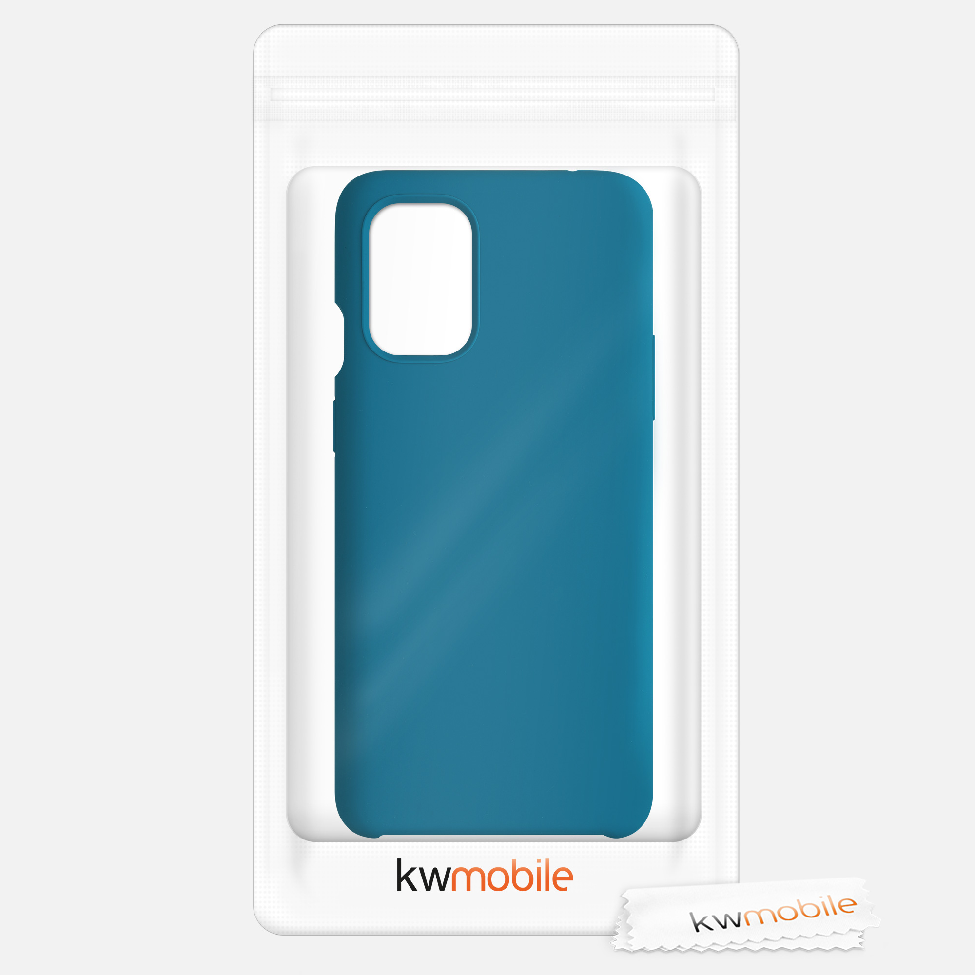 Kryt na mobil OnePlus 8T kwmobile TPU karibská modrá