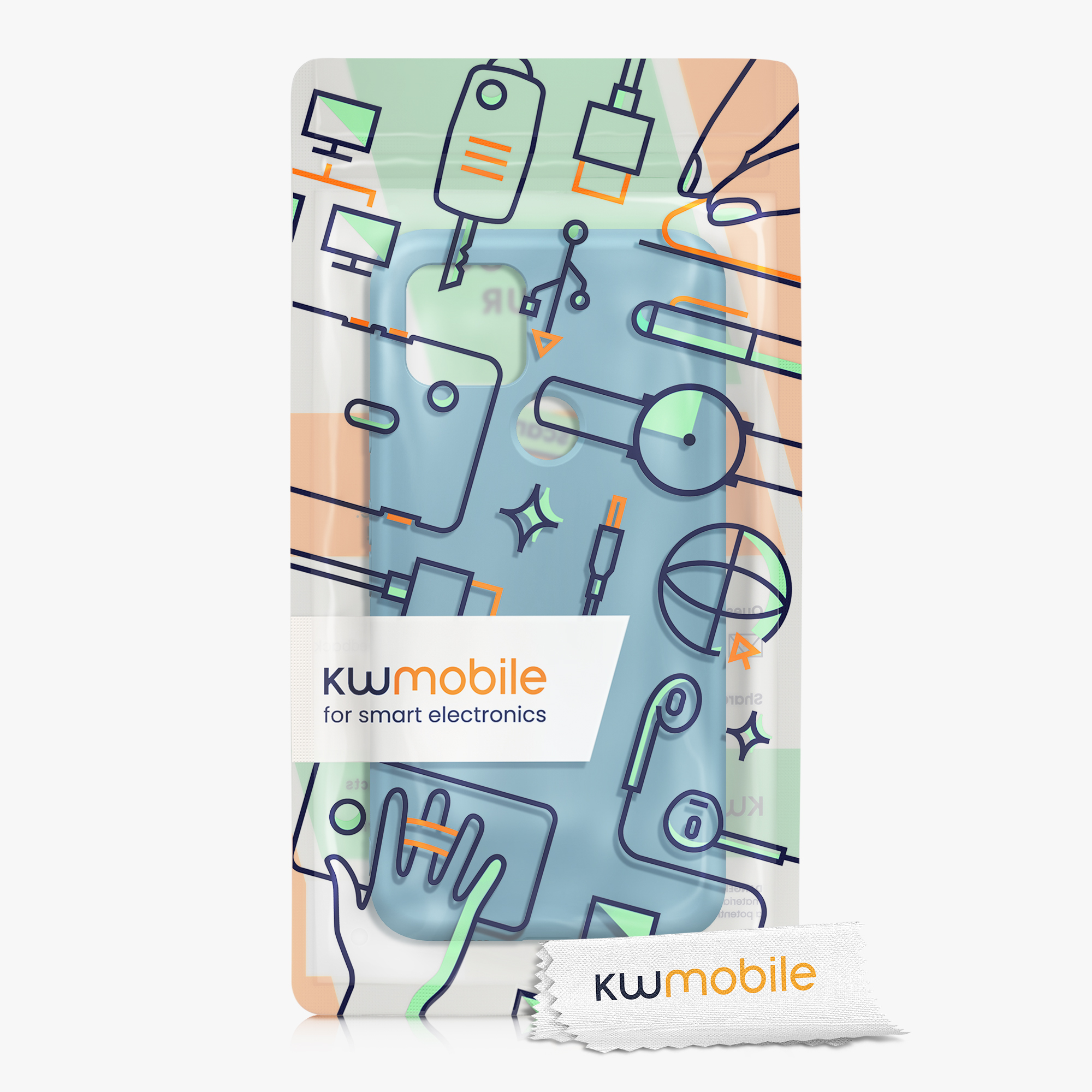 Zadní kryt kwmobile pro Google Pixel 5 - arktická noc