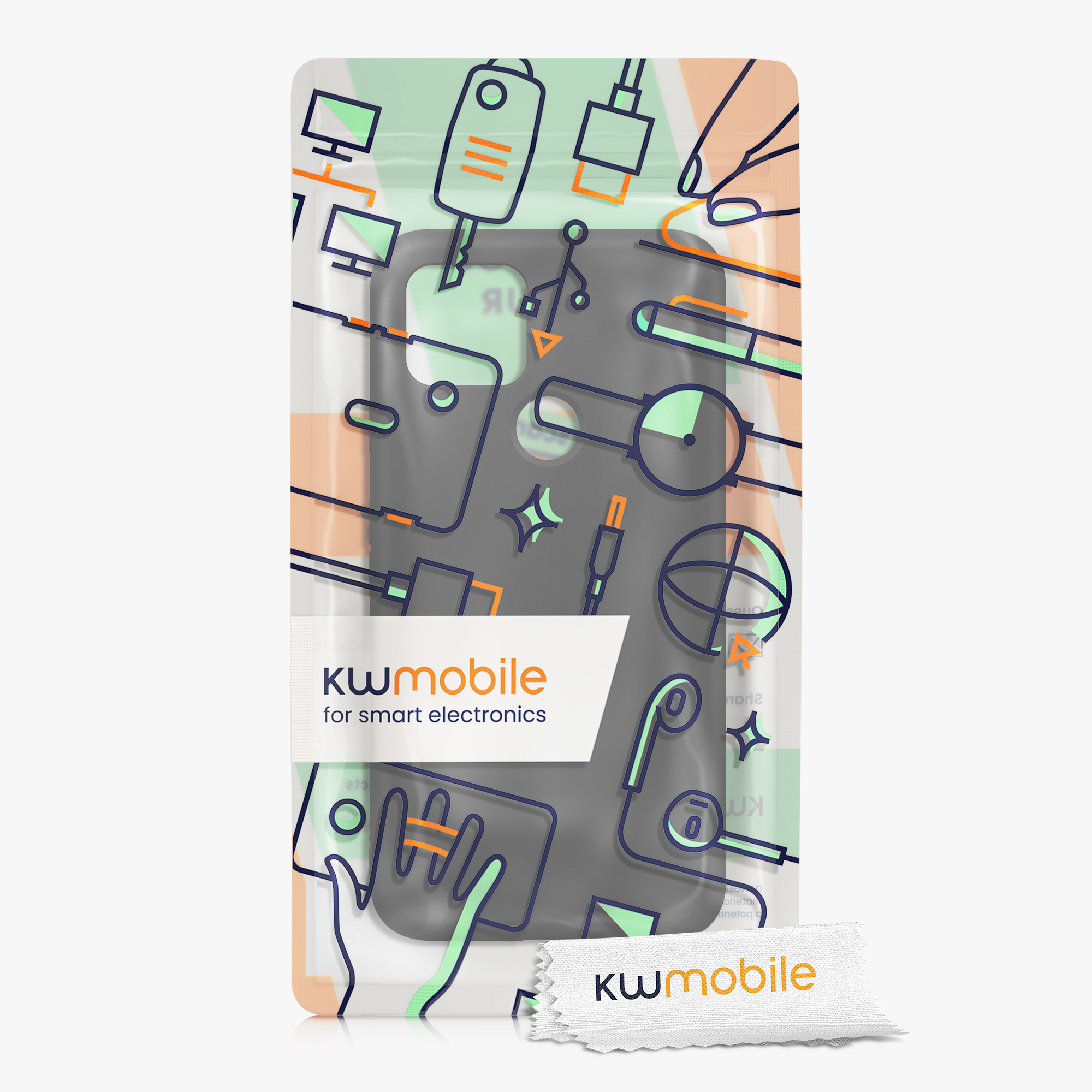 Zadní kryt kwmobile pro Google Pixel 5 - matná černá
