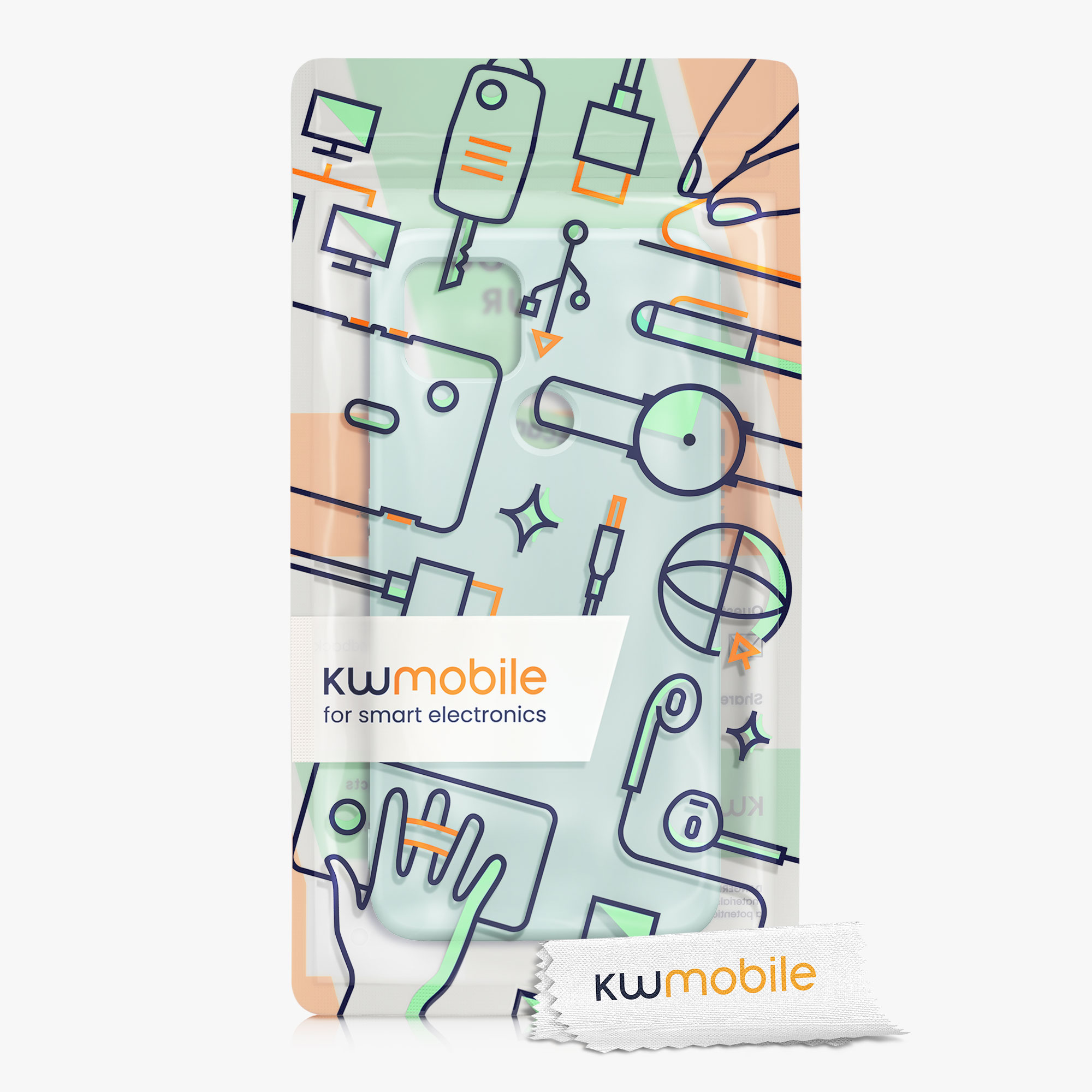 Zadní kryt kwmobile pro Google Pixel 4a - svěží mint