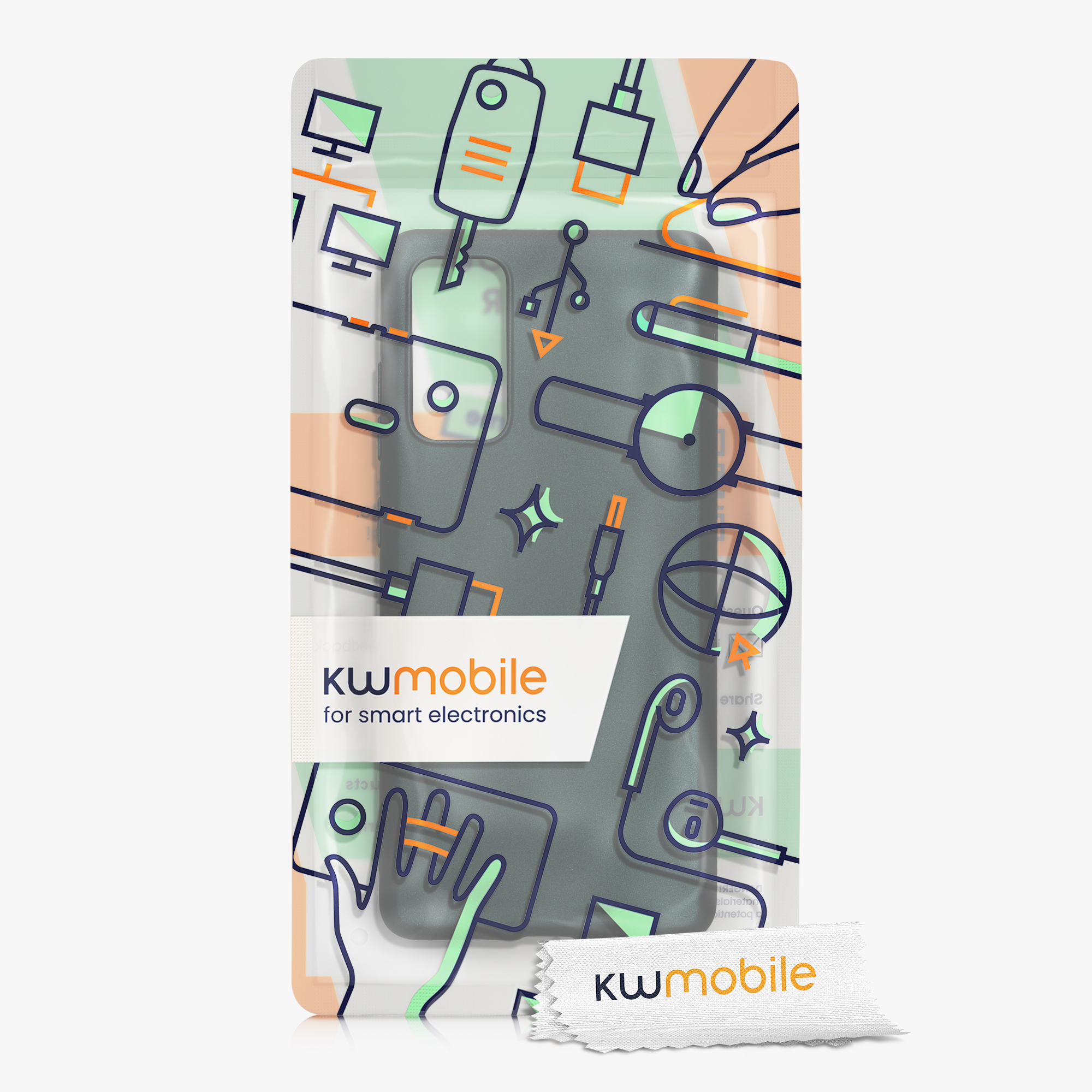 Metalický kryt na mobil Samsung Galaxy S20 FE kwmobile Metallic Teal