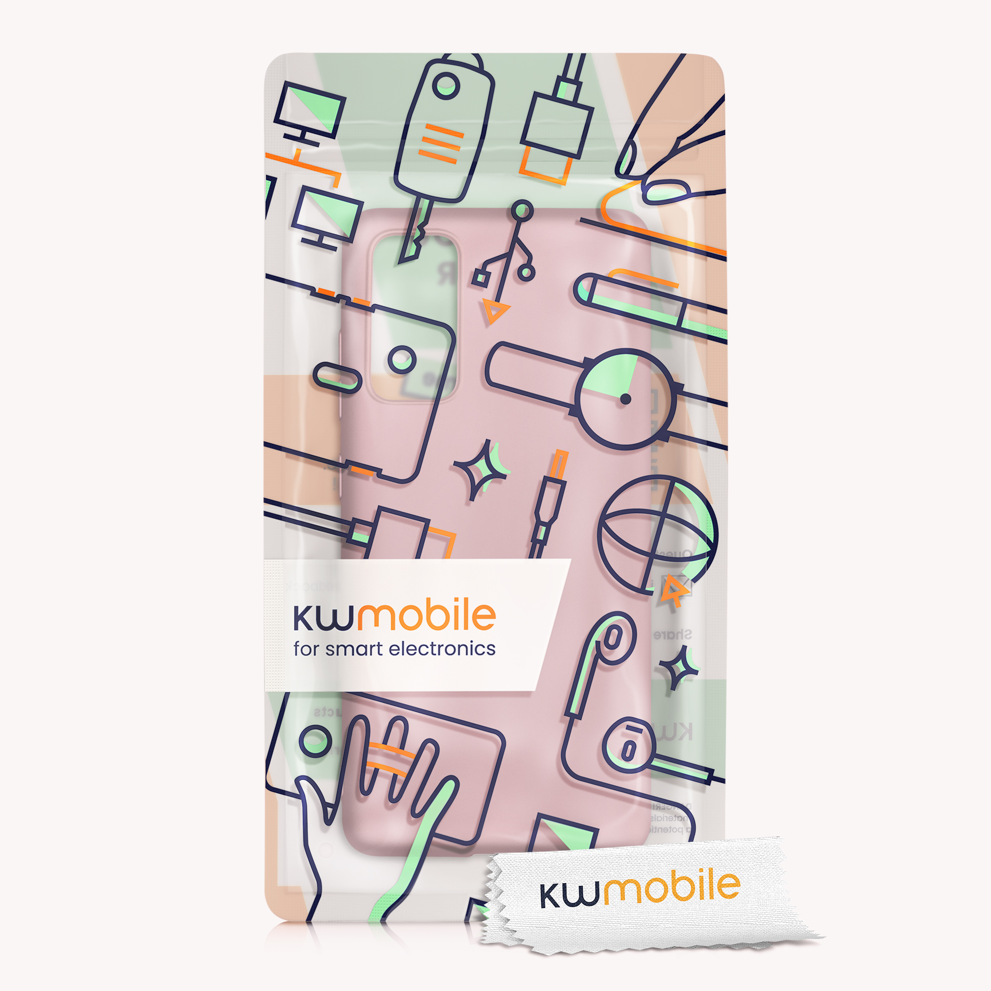 Metalický kryt na mobil Samsung Galaxy S20 FE kwmobile metalicky rose gold