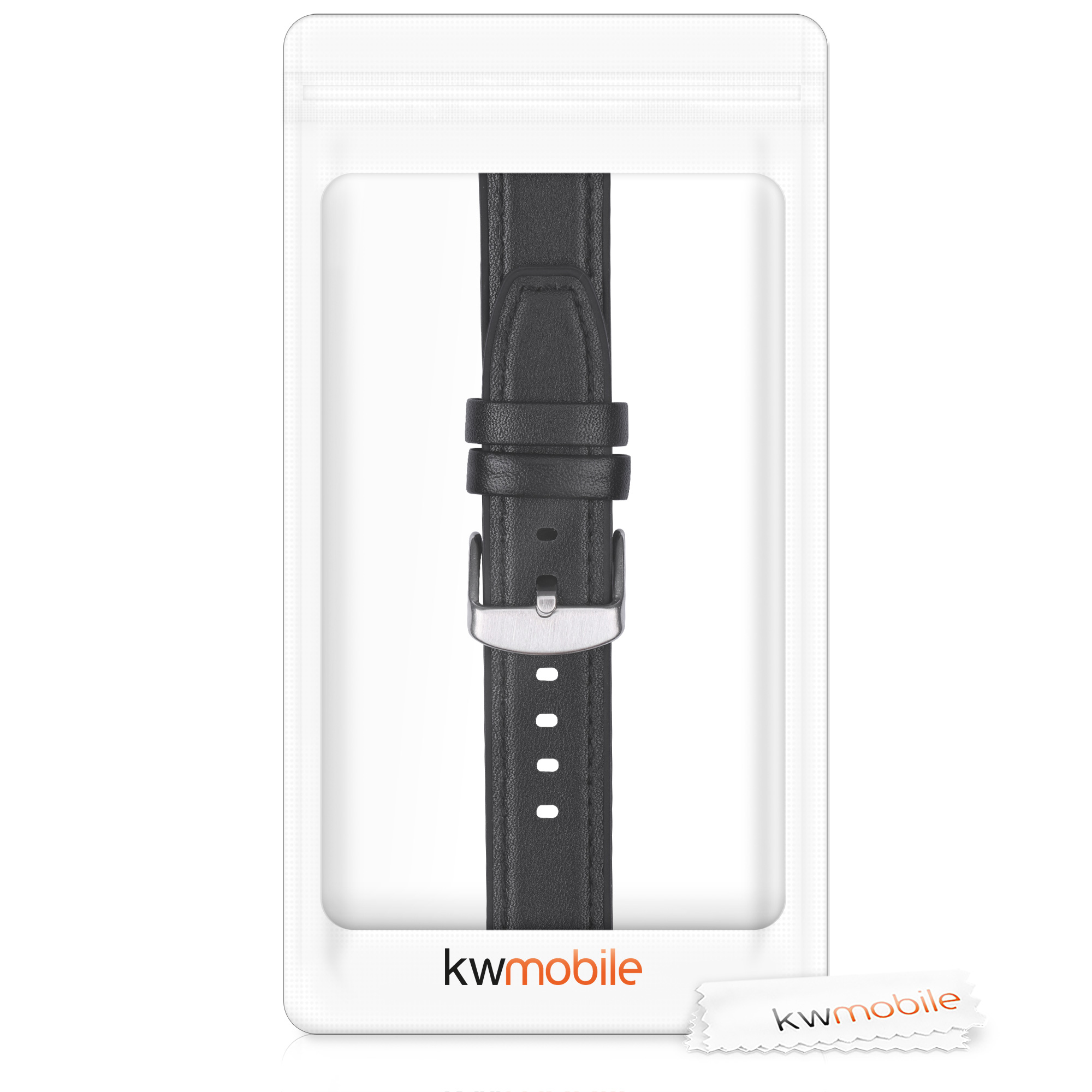 Řemínek pro Huami Amzfit GTR (47mm) / GTR 2 / GTR 3 / GTR 4 kwmobile - černá
