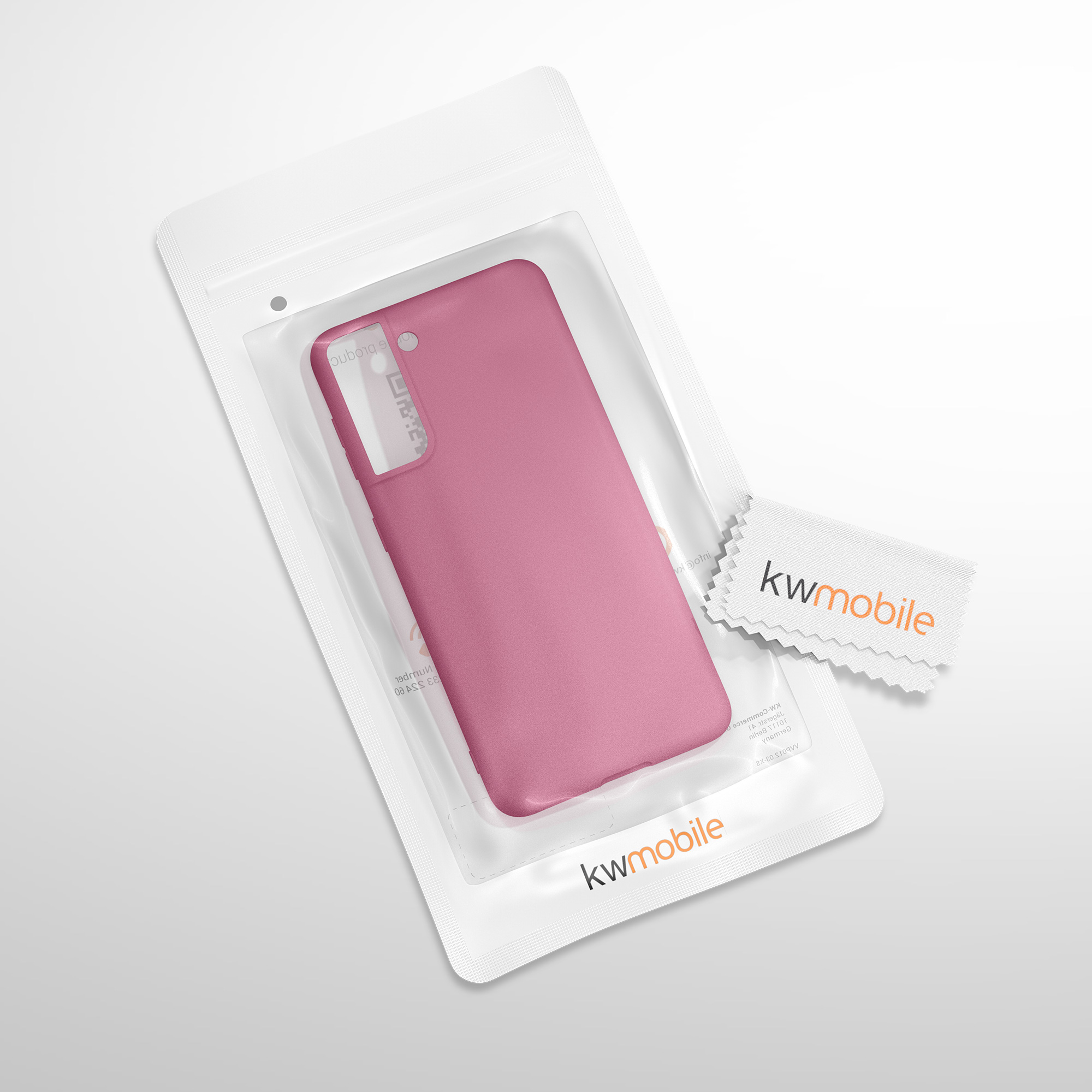 Kryt na mobil Samsung Galaxy S21 kwmobile TPU Fuchsia Matte