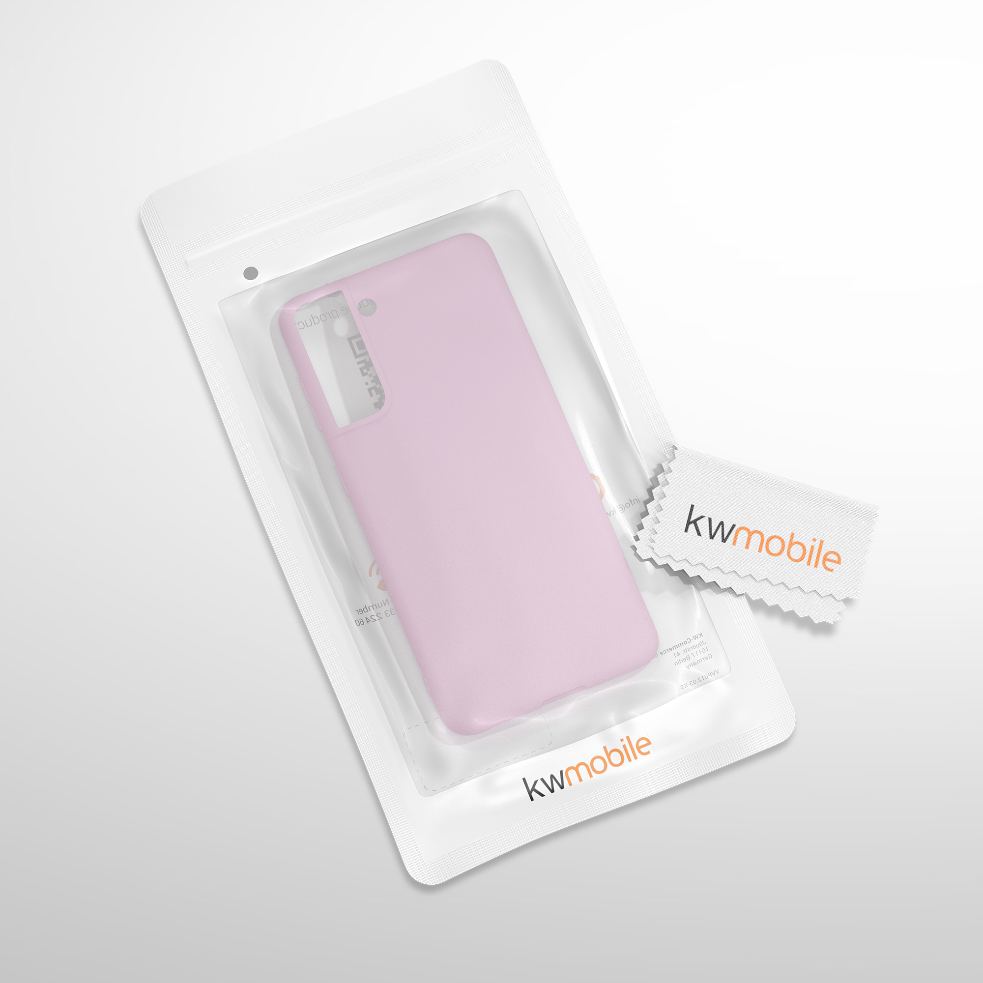 Kryt na mobil Samsung Galaxy S21 kwmobile TPU mauve