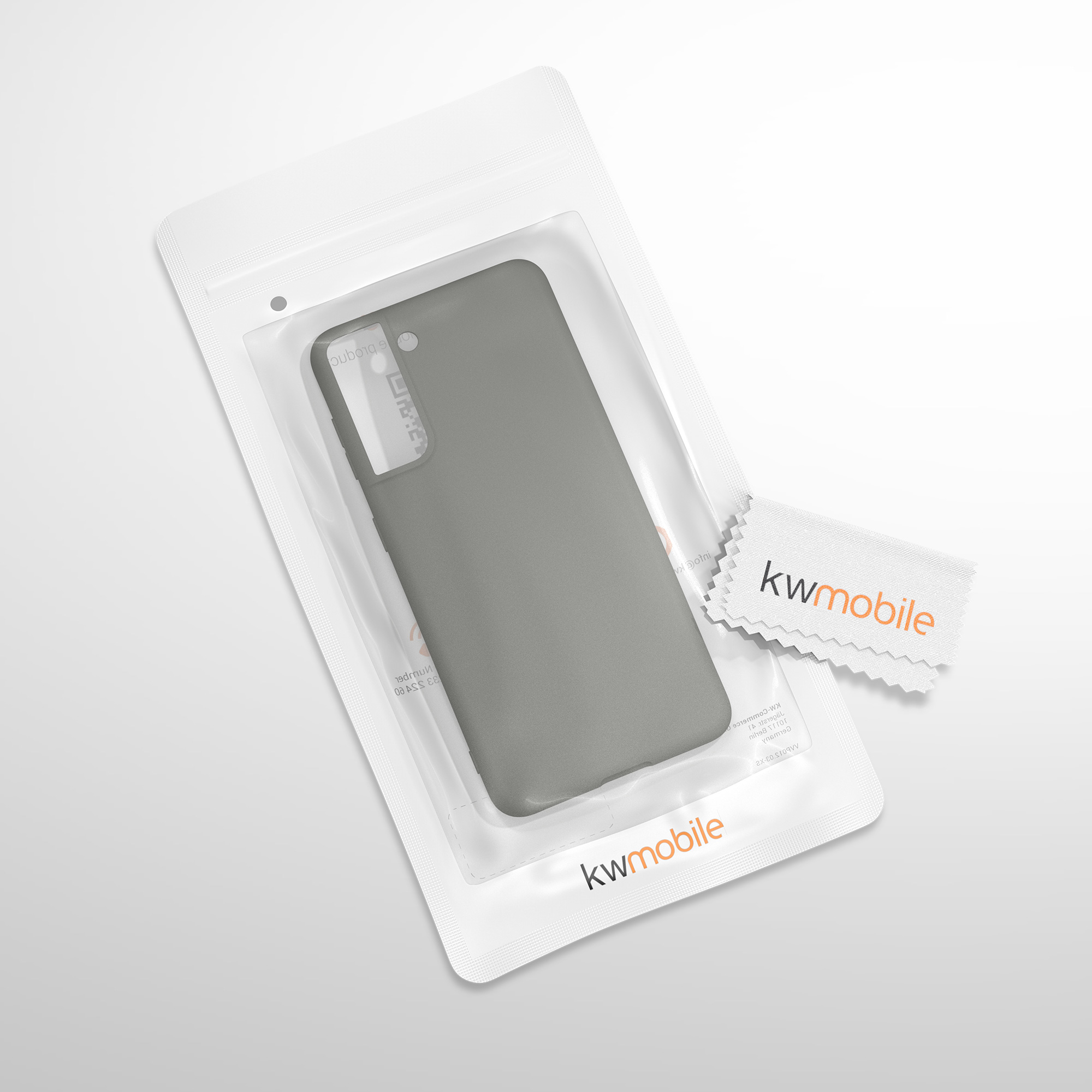 Kryt na mobil Samsung Galaxy S21 kwmobile TPU Stone Dust