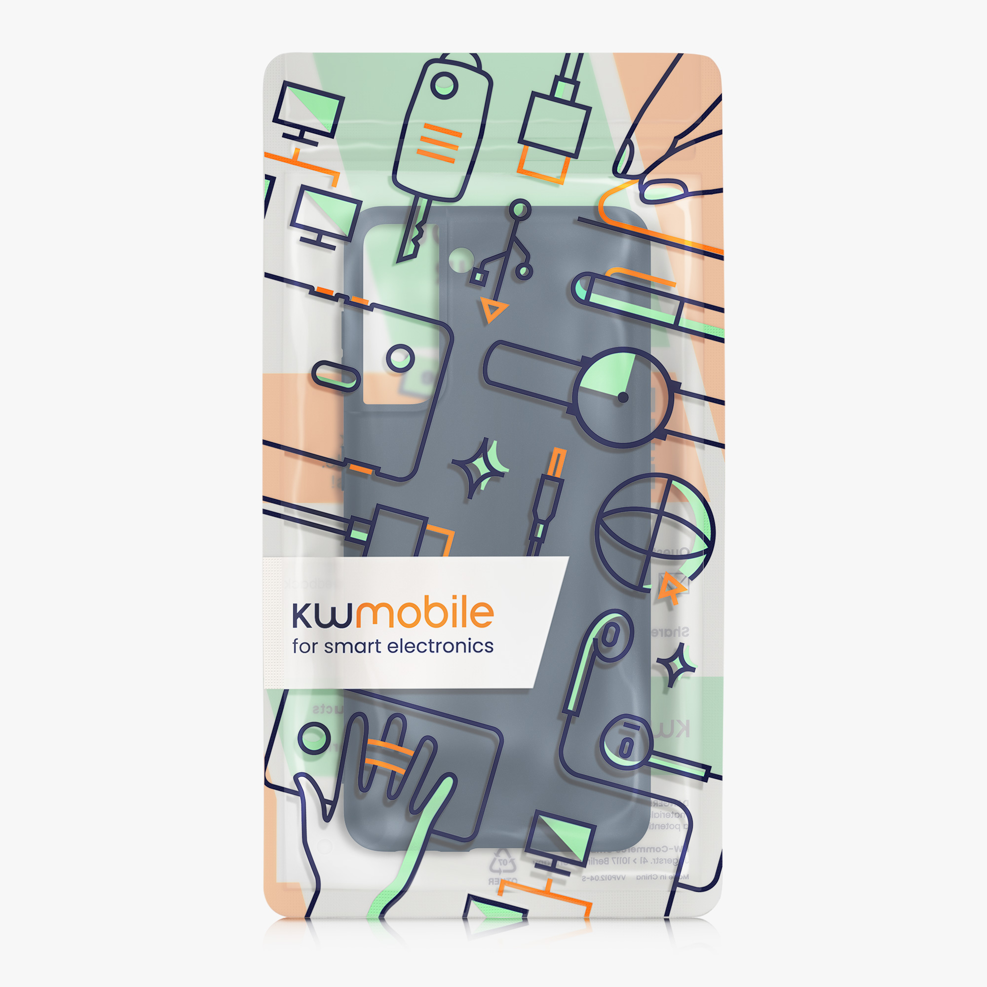 Kryt na mobil Samsung Galaxy S21 kwmobile TPU modrý