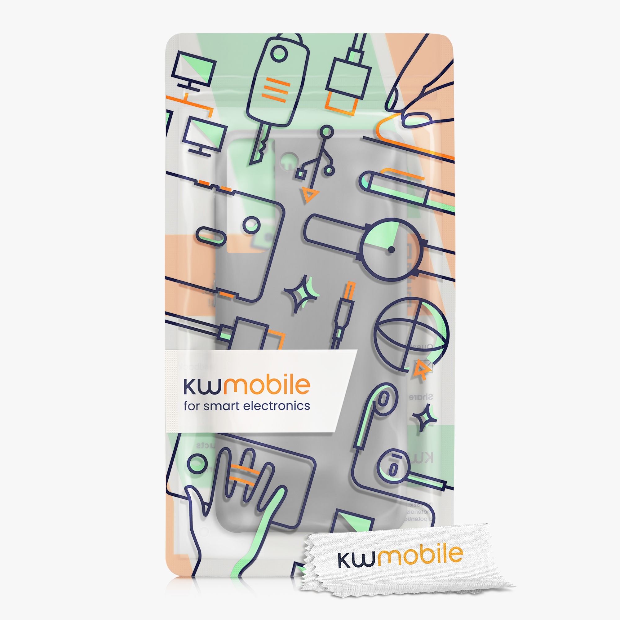 Kryt na mobil Samsung Galaxy S21 kwmobile TPU Stone Dust