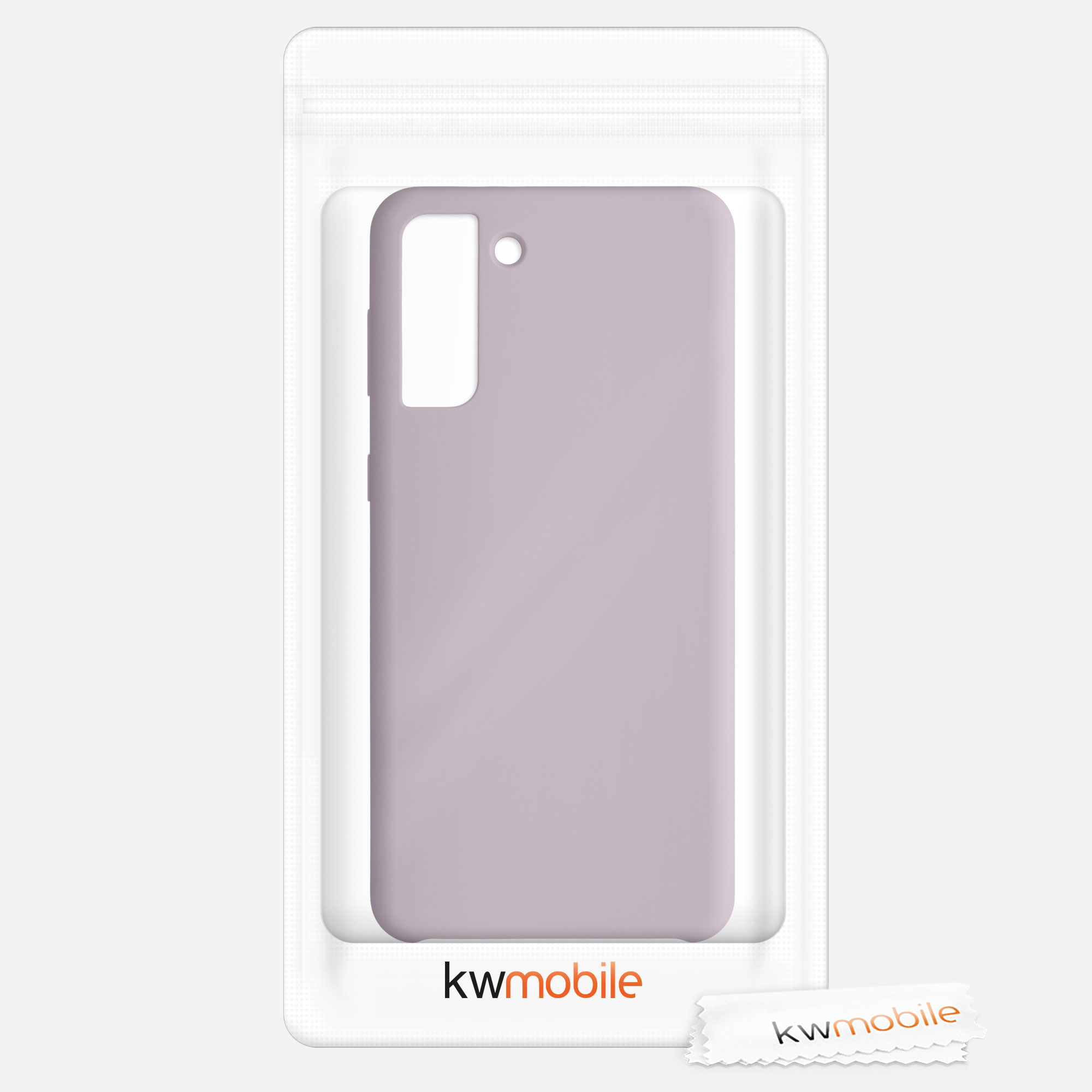 Kryt na mobil Galaxy S21+ kwmobile Soft Cover fialová Purple Cloud